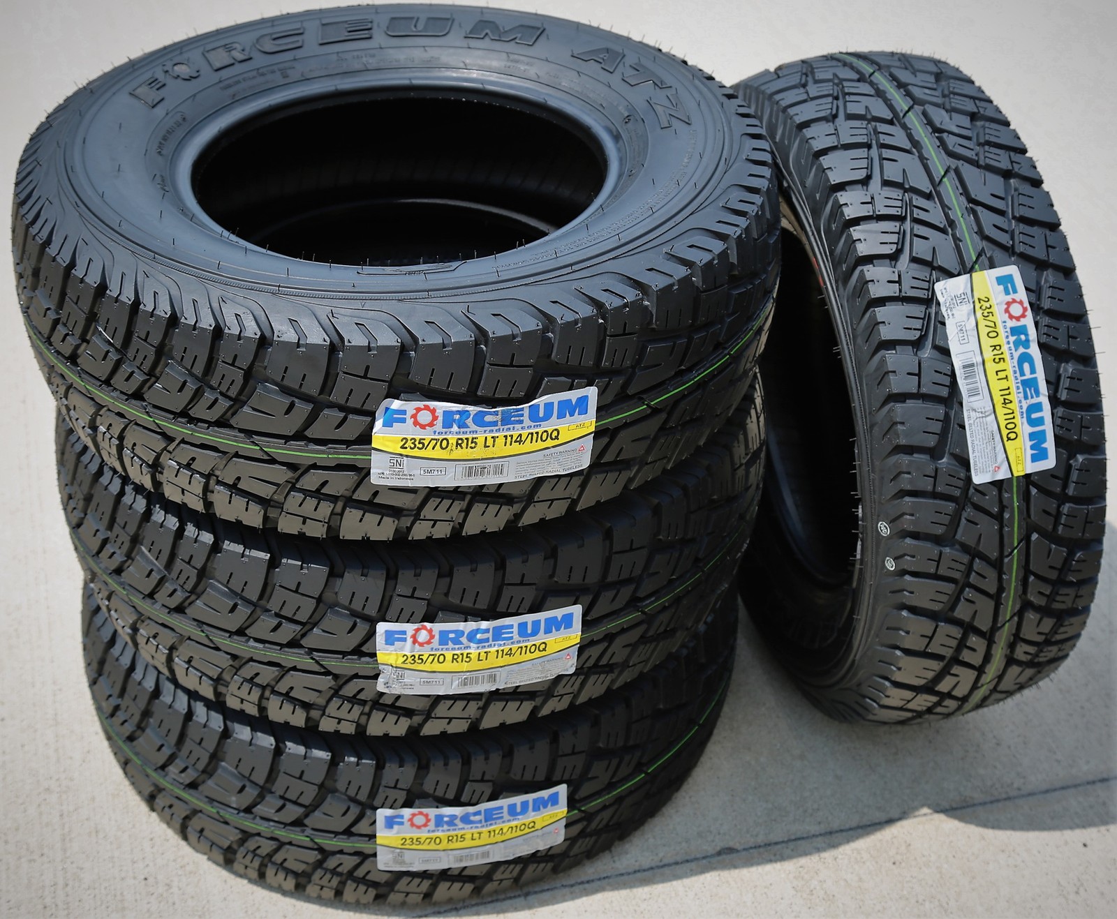 4 New Forceum ATZ LT 235/70R15 Load E 10 Ply AT A/T All Terrain Tires