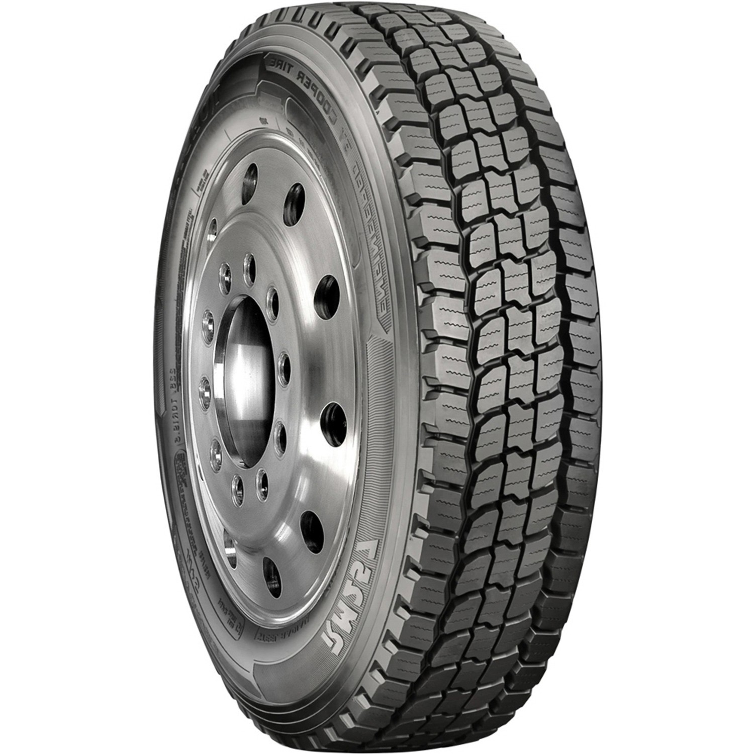 4 Tires Roadmaster (by Cooper) RM257 255/70R22.5 Load H 16 Ply Drive Commercial