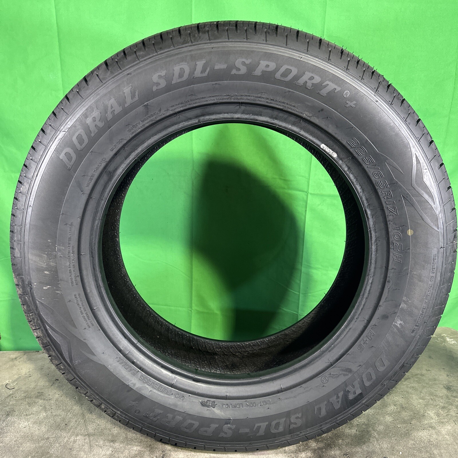 Pair,Used-225/65R17 Doral SDL- Sport 102H 9/32 DOT 4723