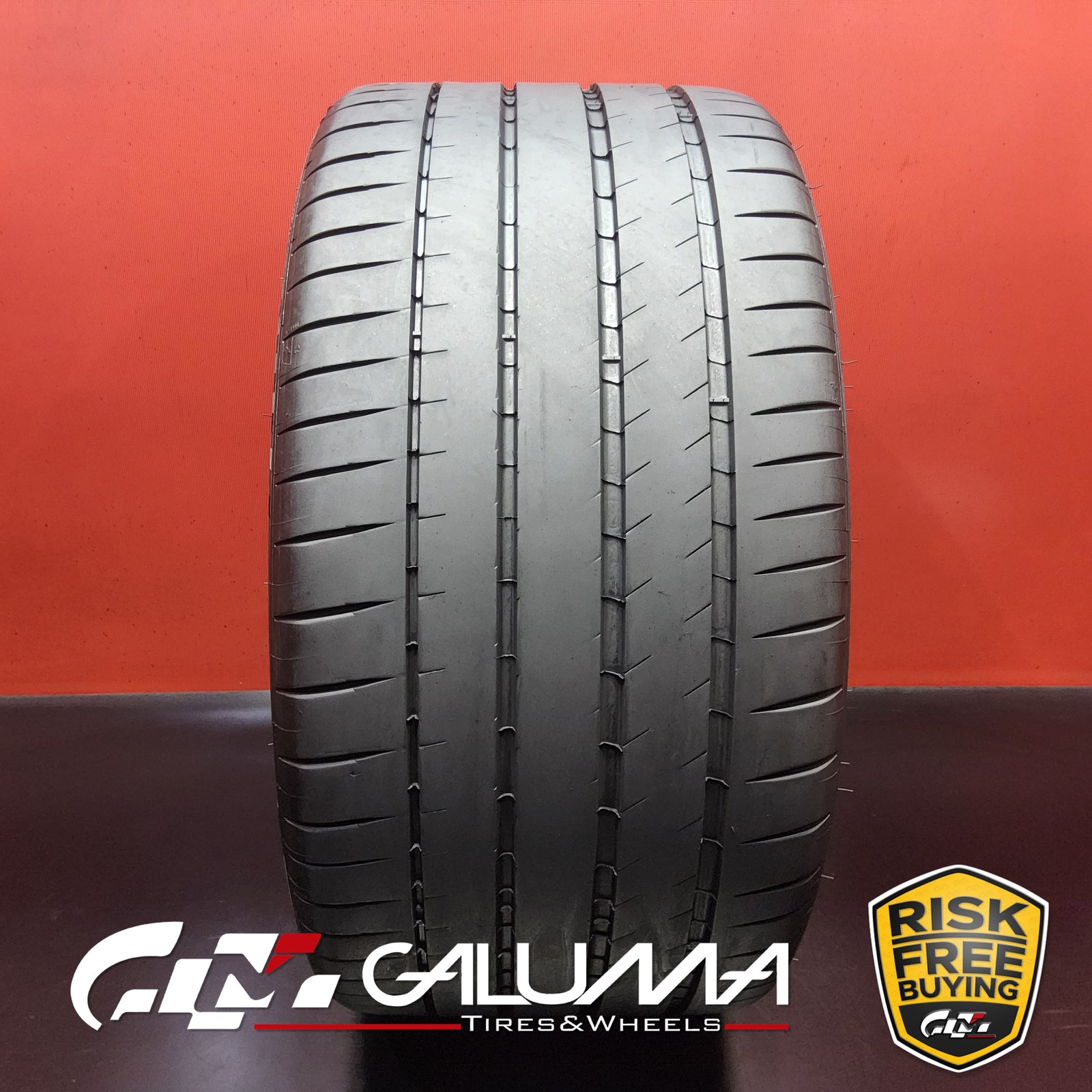 1 Tire Michelin Pilot Sport 4S XL 295/30ZR21 295/30/21 2953021 No Repairs #95617