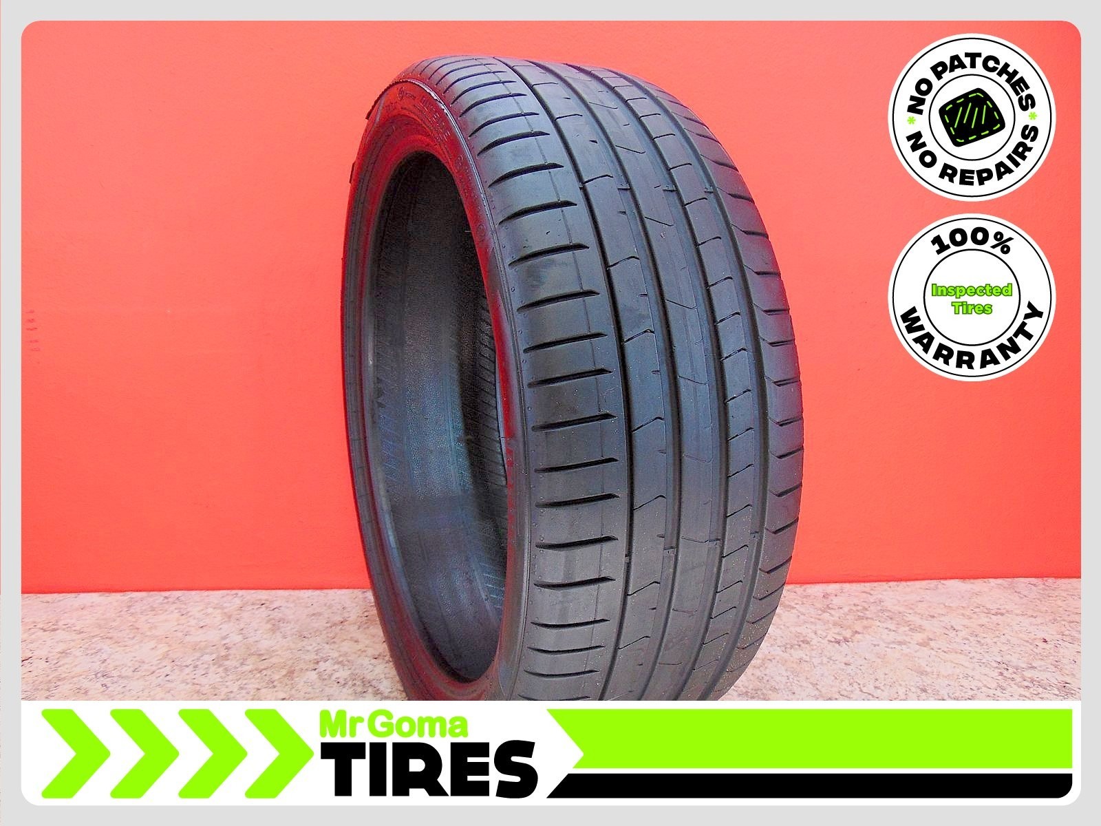 1 PIRELLI P ZERO TM PZ4 MOE RSC RFT XL 245/35R20 USED TIRE 7.0/32 TREAD 95Y