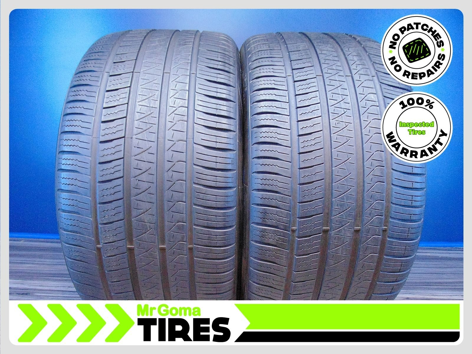 2 PIRELLI SCORPION TM ZERO ALL SEASON MO-S PNCS 315/40R21 USED TIRES 7/32 AVG