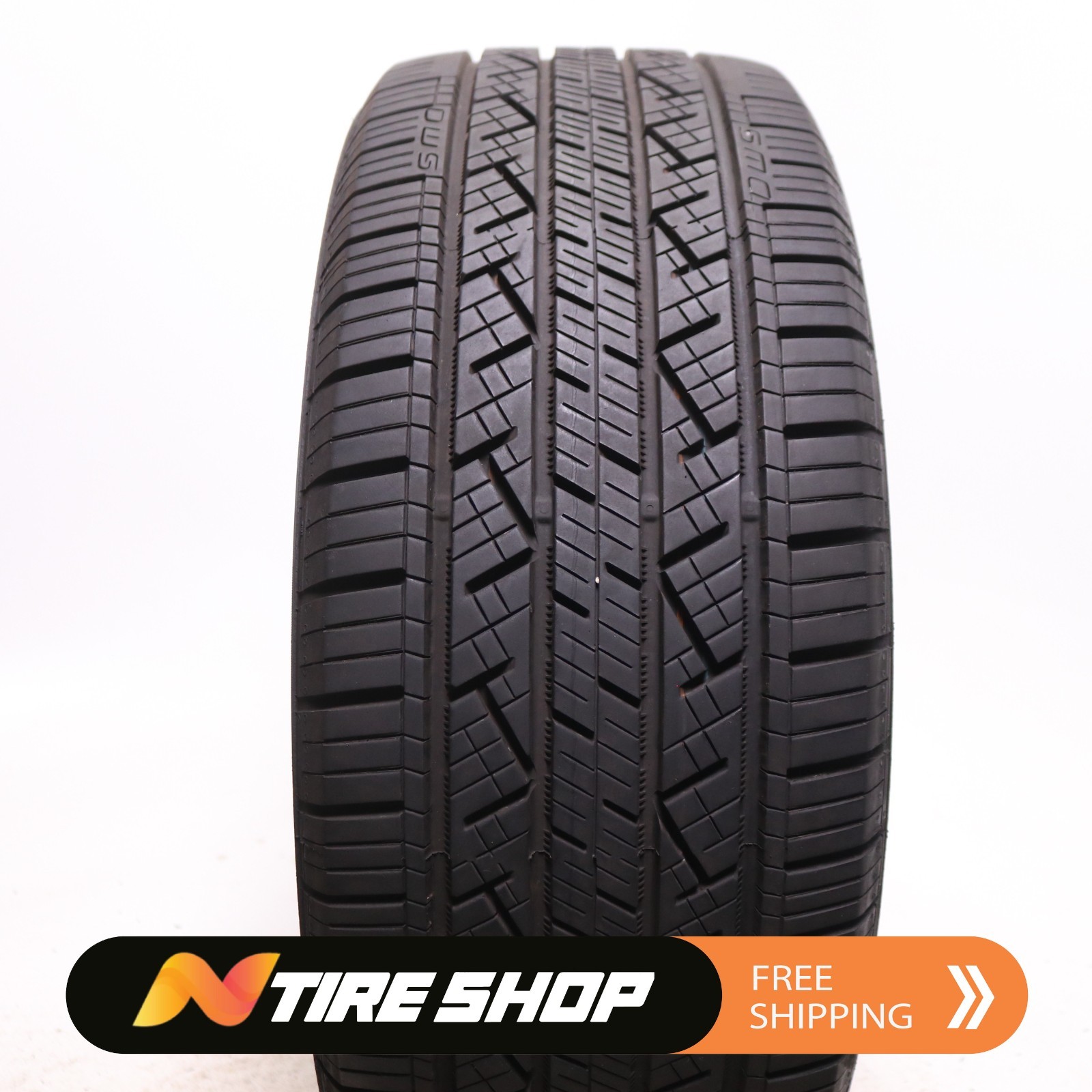 Set of 4 Used 245/50R19 Continental CrossContact LX25 – 105H – 10-11/32