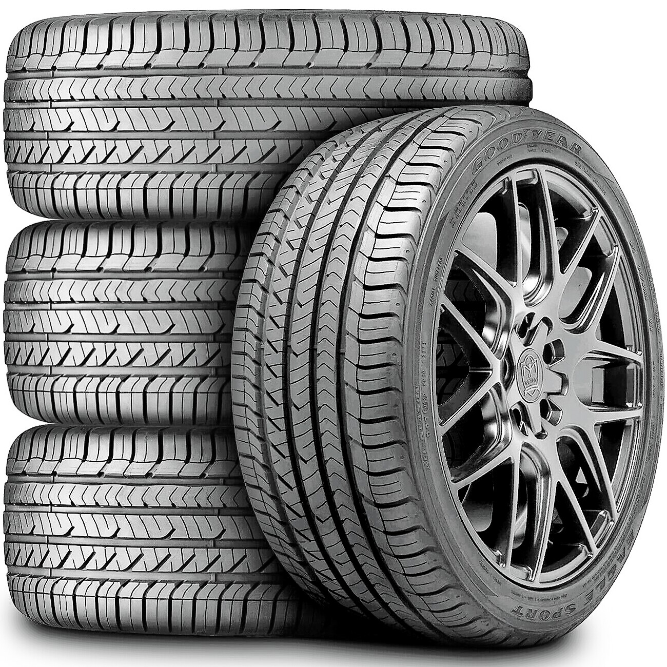 2 Tires Goodyear Eagle Sport All-Season 225/40R18 92H XL (AO) AS A/S Performance