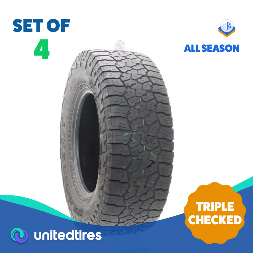 Set of (4) Used LT 285/70R17 Falken Wildpeak A/T3W 116/113Q – 6.5-8.5/32