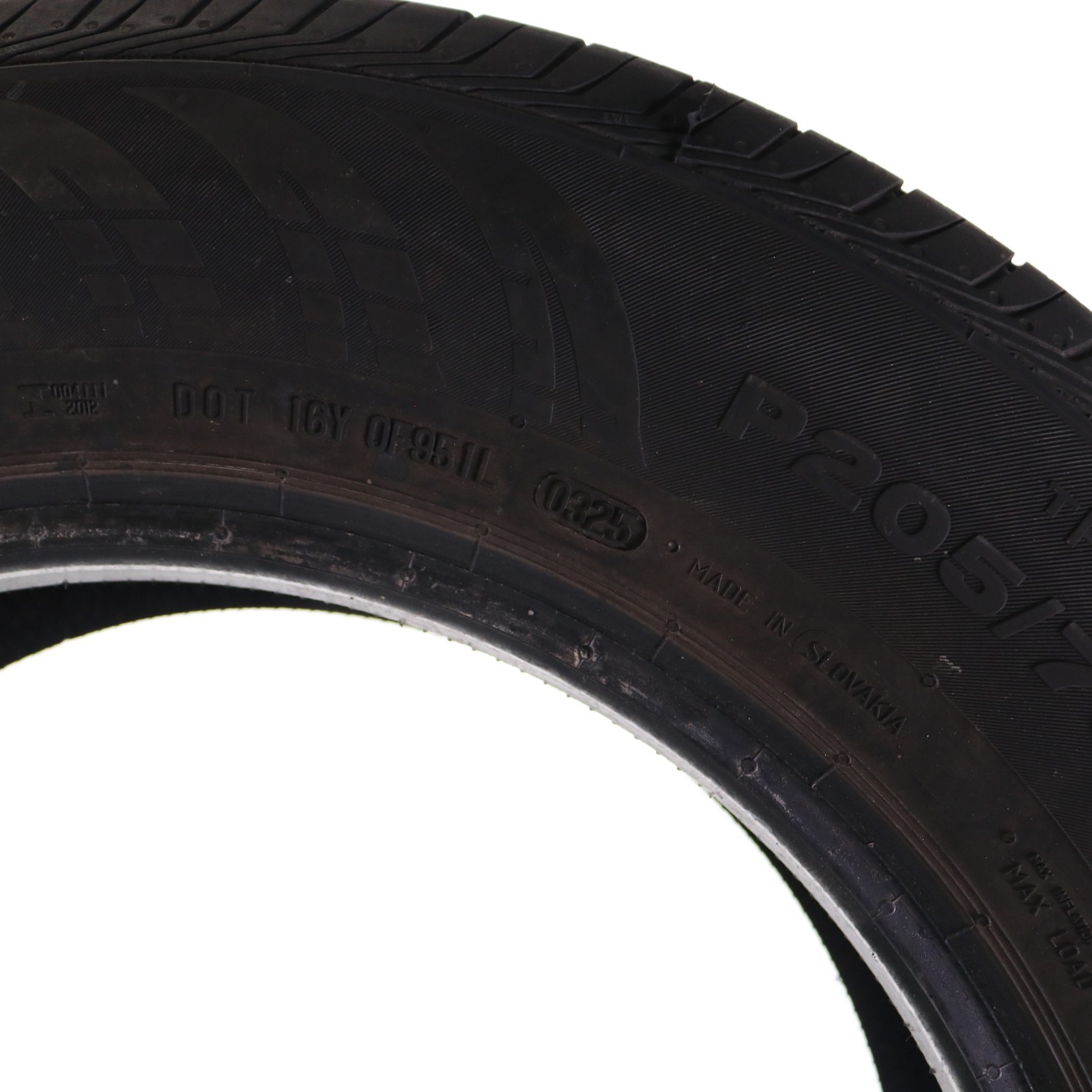 Used 205/70R16 Continental ContiProContact – 96H – 9/32
