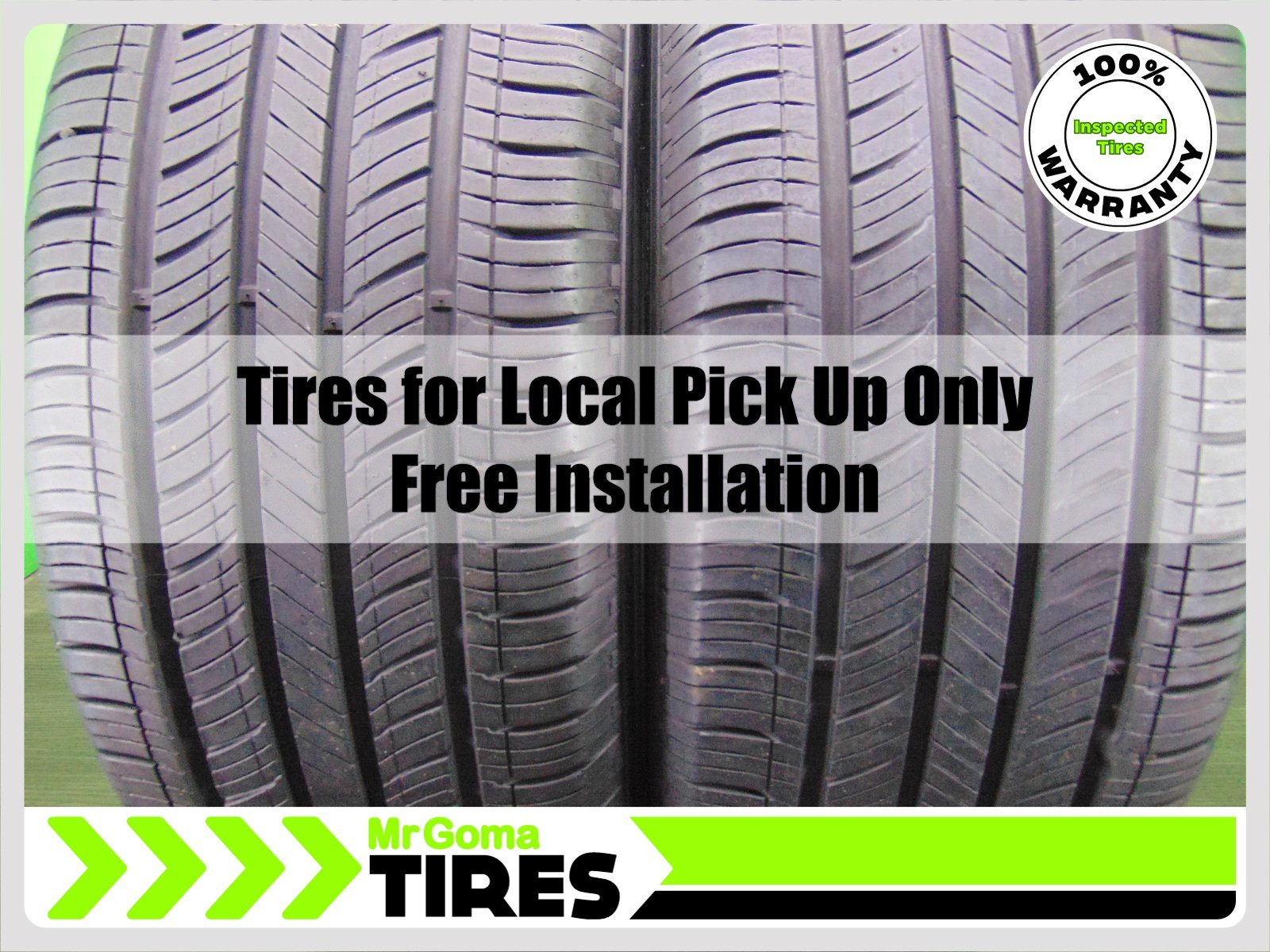2 USED TREAD 235/50R19 HANKOOK KINERGY GT Control Technology Tires 8.5/32 Avg.