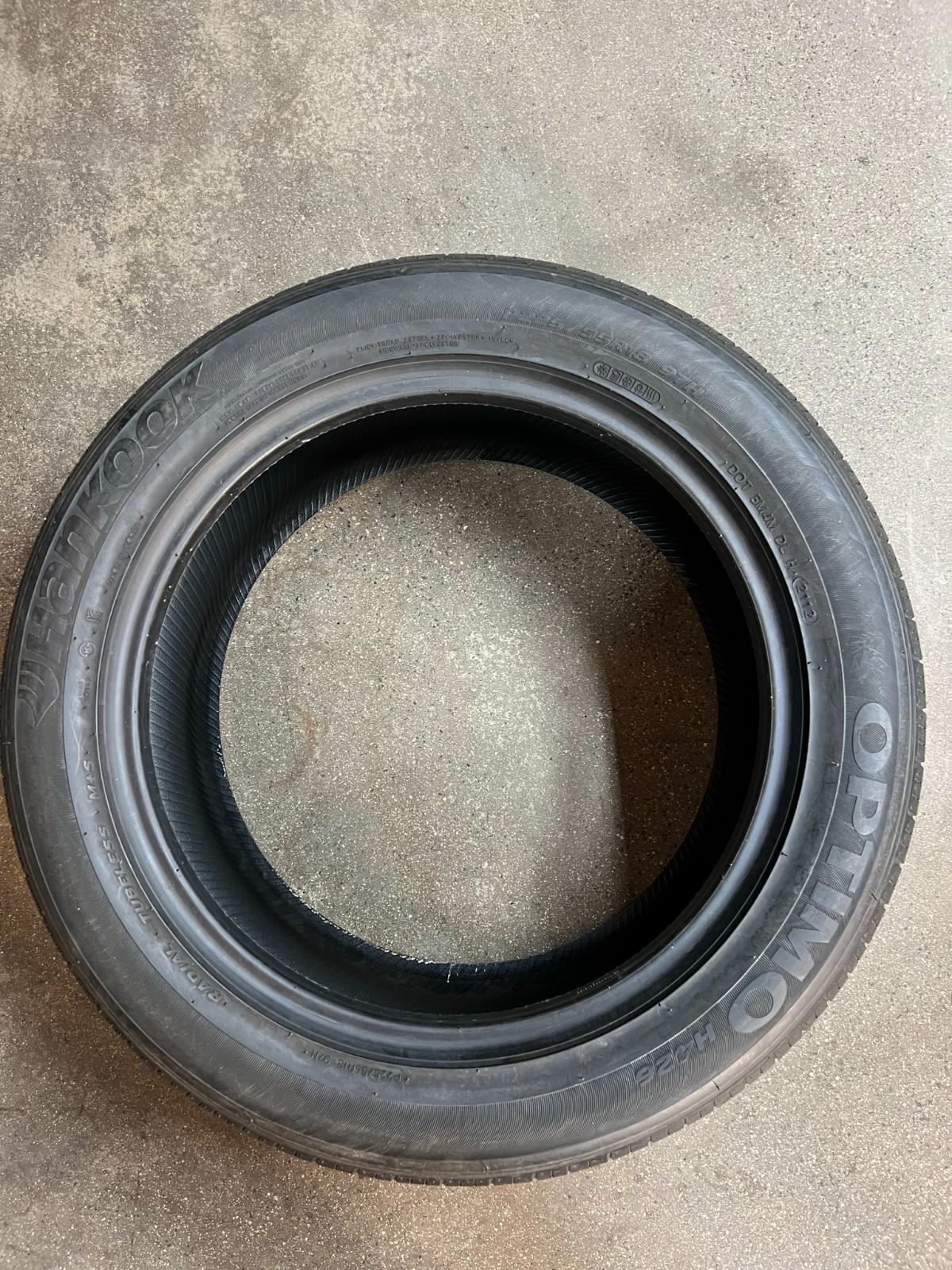 Set of 2 Take Off 225/55R18 Hankook Optimo H426 – 97H – 8.5-9/32 No Repairs
