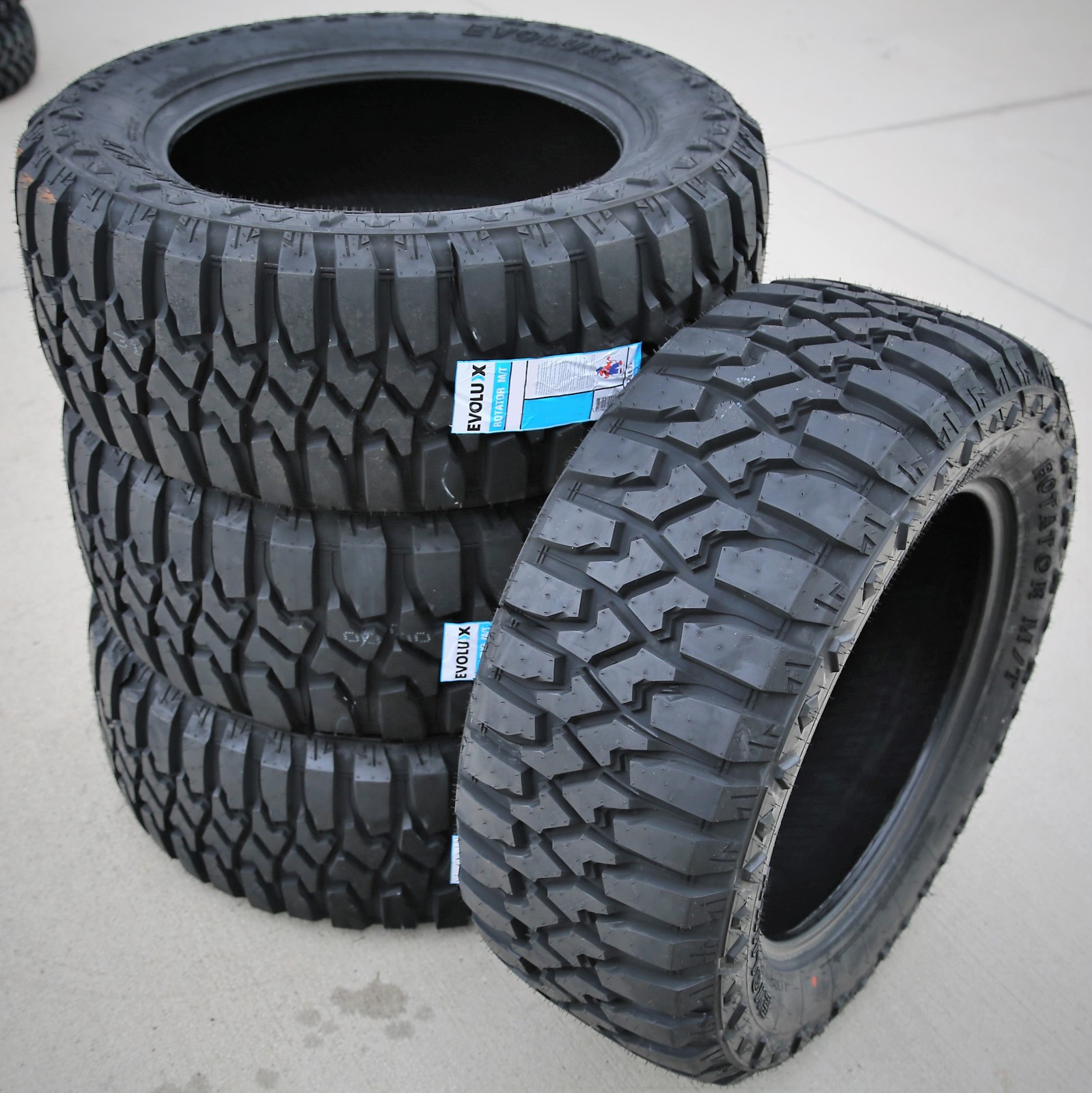 4 Tires Evoluxx Rotator M/T LT 275/70R18 Load E 10 Ply MT Mud