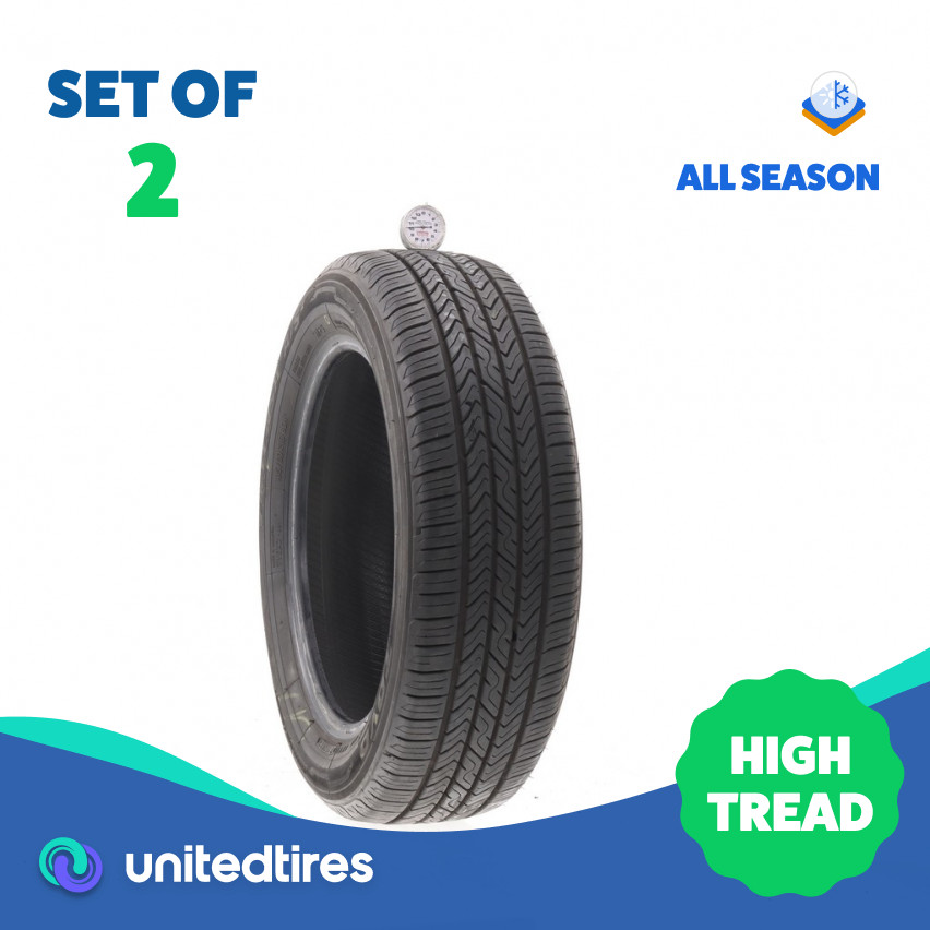 Set of (2) Used 185/60R16 Toyo Extensa A/S II 86H – 10/32