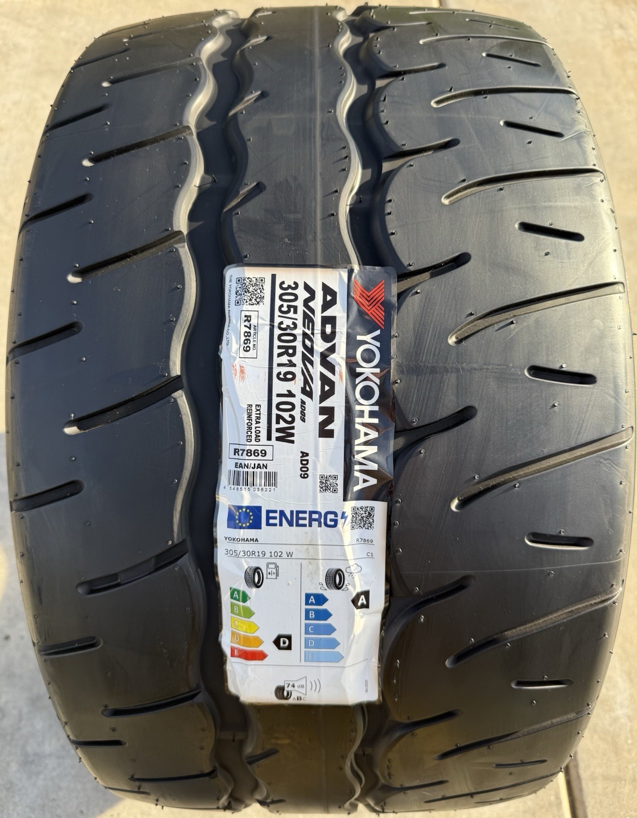 Set of TWO BRAND NEW 305/30R19 103W Yokohama ADVAN NEOVA AD09 Tires 3053019