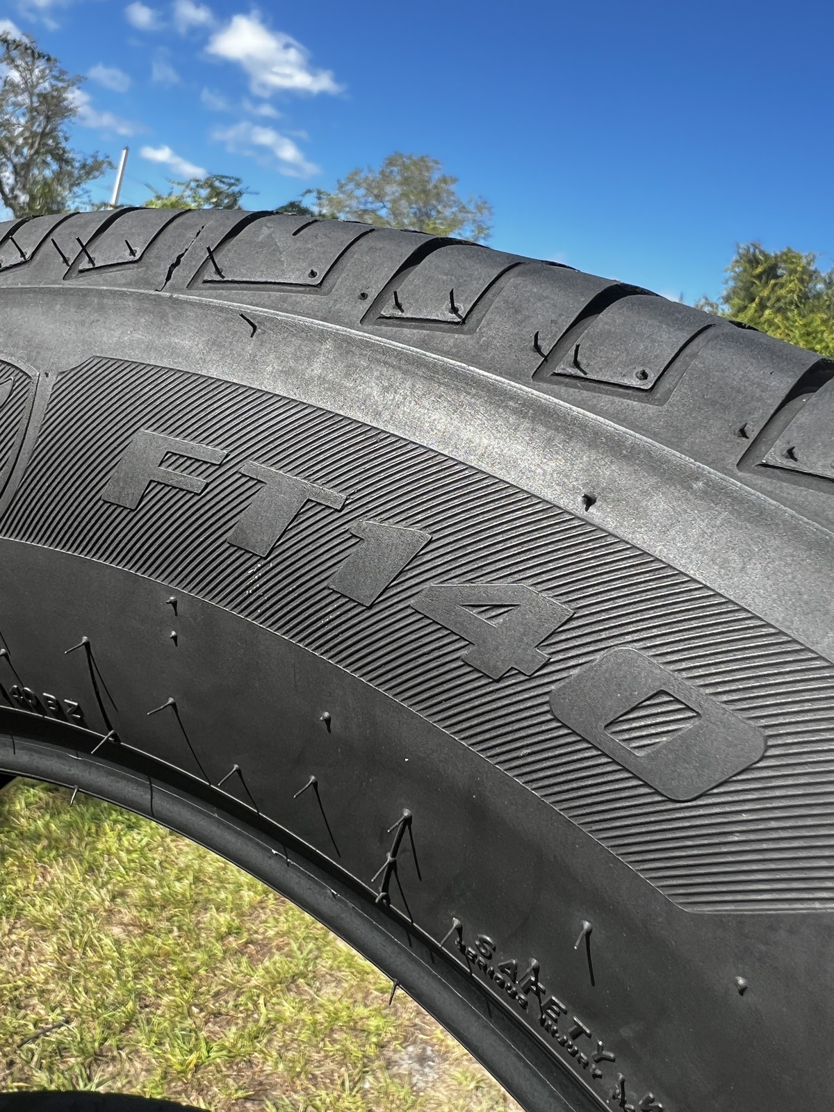 1 Tire Firestone FT140 235/65R17 103T DOT.2724 8/32 NO Patch