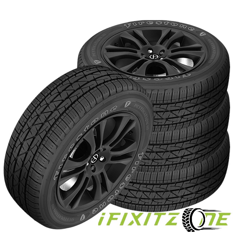 4 Firestone Destination LE3 OWL 245/75R16 111T 700AB, Highway Truck Suv 70K MILE
