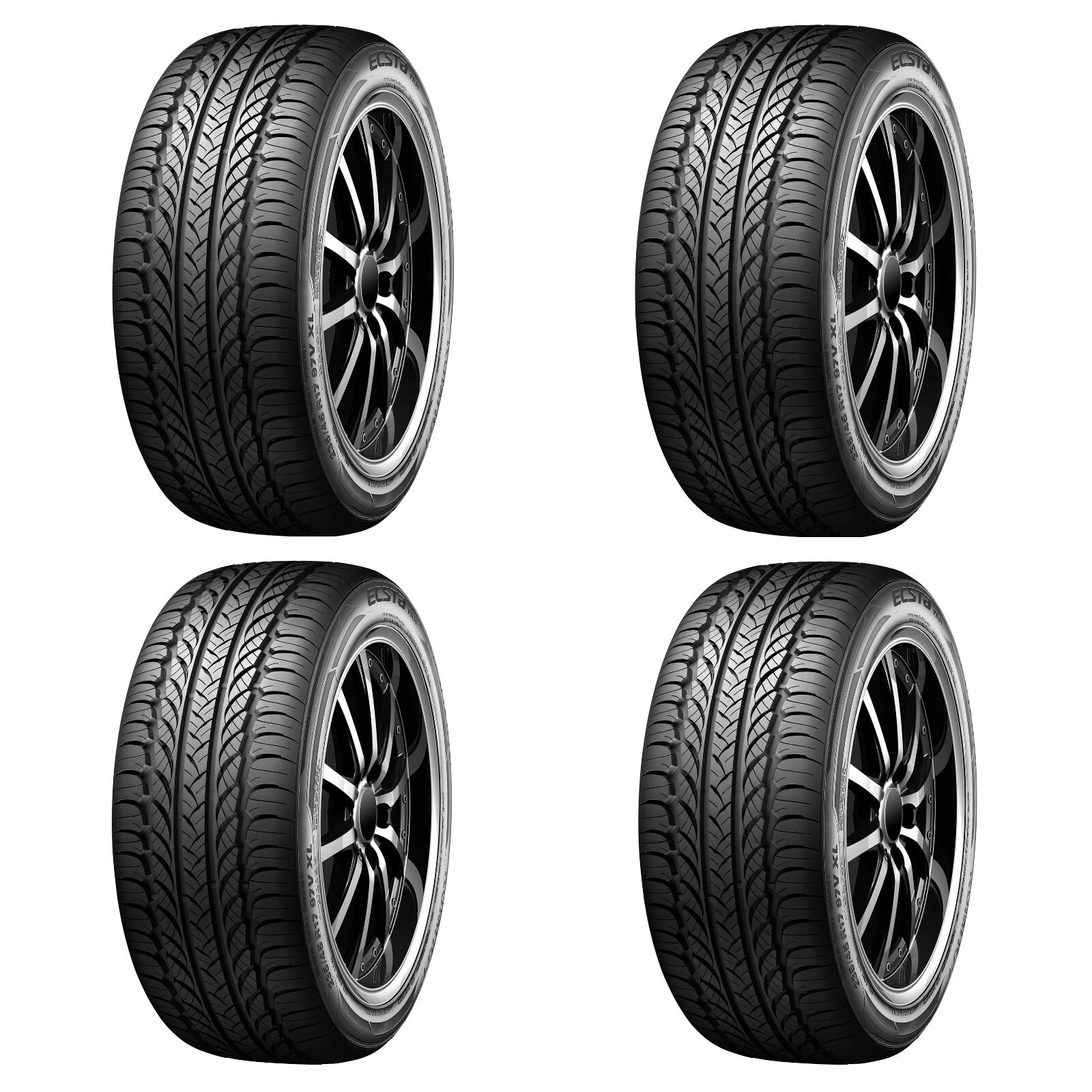 Set 4 215/55R18 Kumho Tires Ecsta PA31 Radial Tires 2155518 High Performance 95V