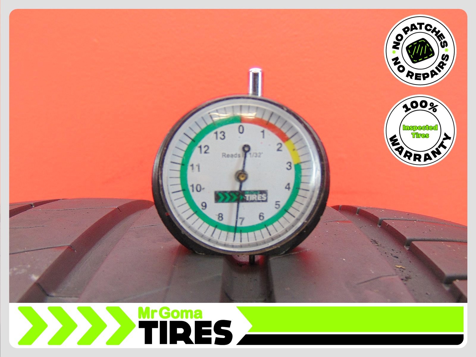 1 BRIDGESTONE POTENZA SPORT 285/35ZR20 USED TIRE 7.3/32 TREAD NO PATCH 2853520