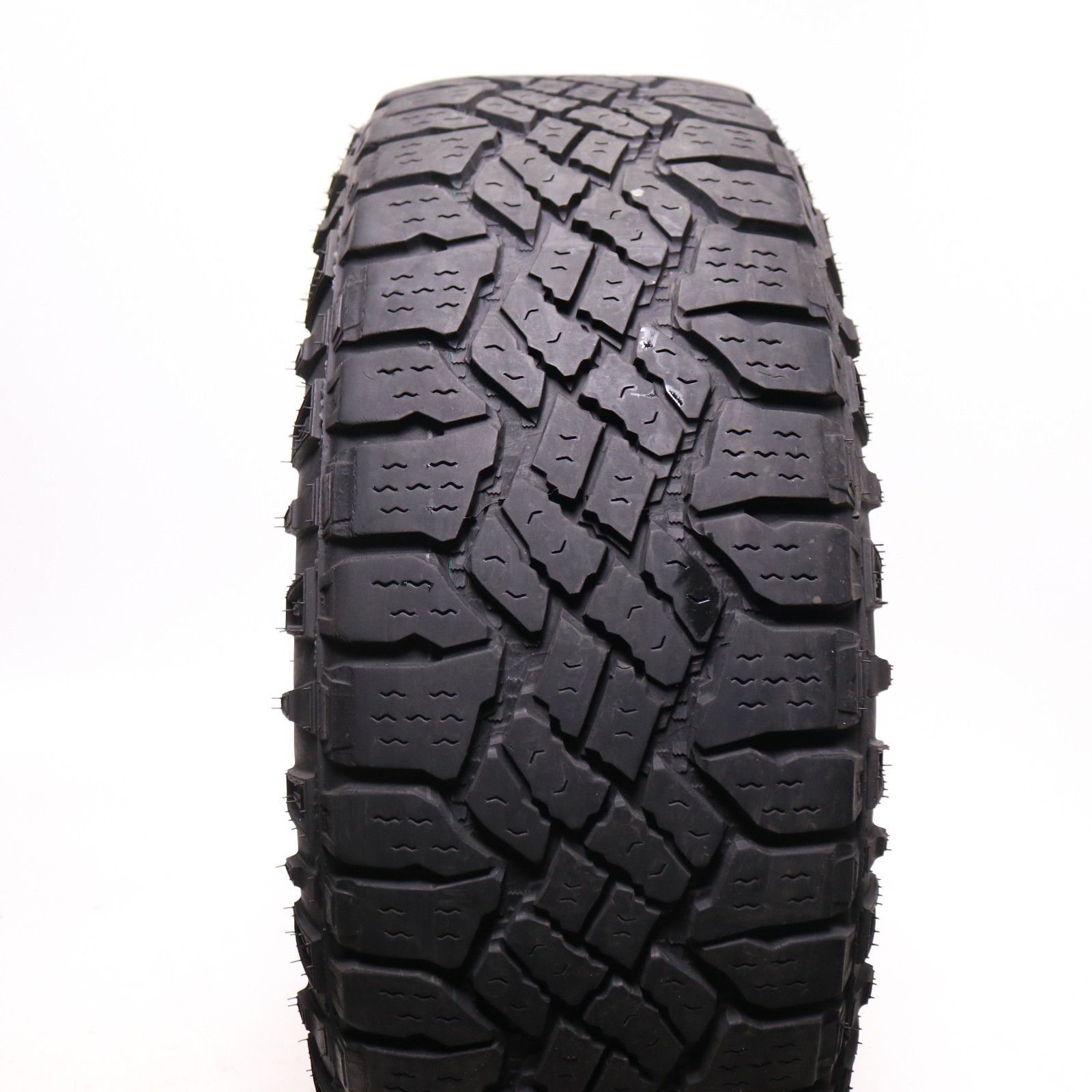 Set of 4 Used 265/65R17 Goodyear Wrangler Duratrac – 112S 8.5-9.5/32 No Repairs