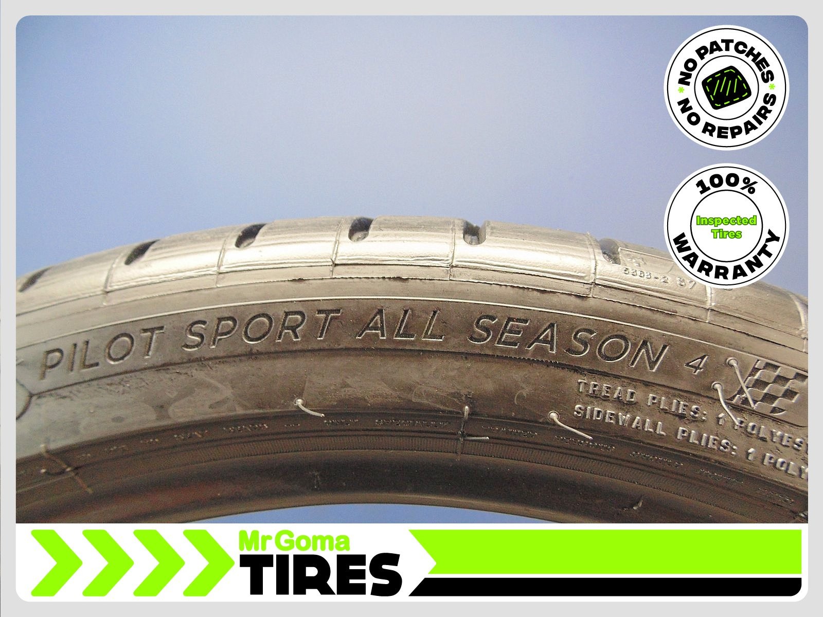 1 MICHELIN PILOT SPORT A/S 4 XL 295/30ZR20 USED TIRE 7/32 TREAD NO PATCH 2953020