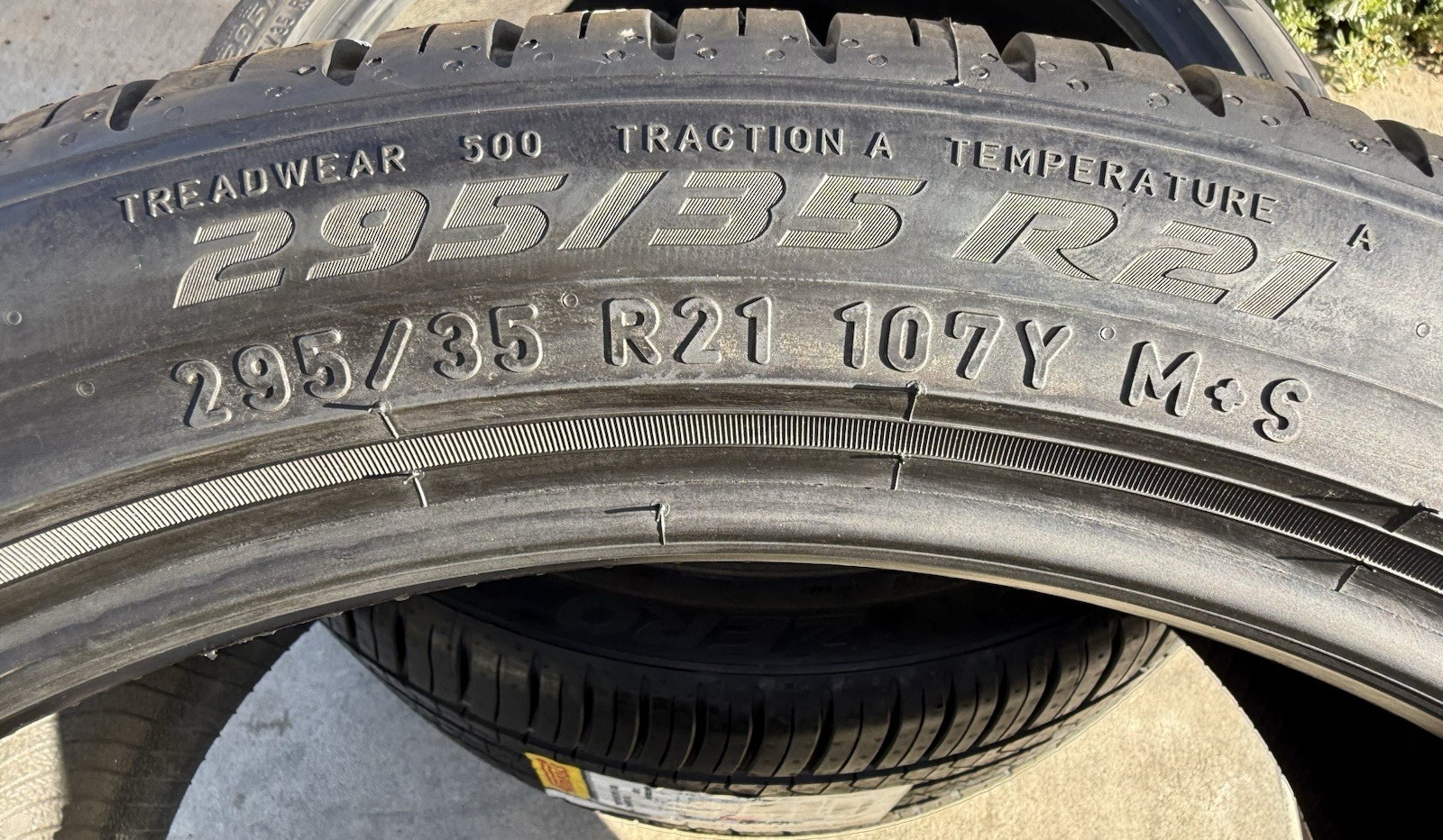 Set of TWO BRAND NEW 295/35R21 Pirelli Scorpion Zero AS + Plus All Season Tires