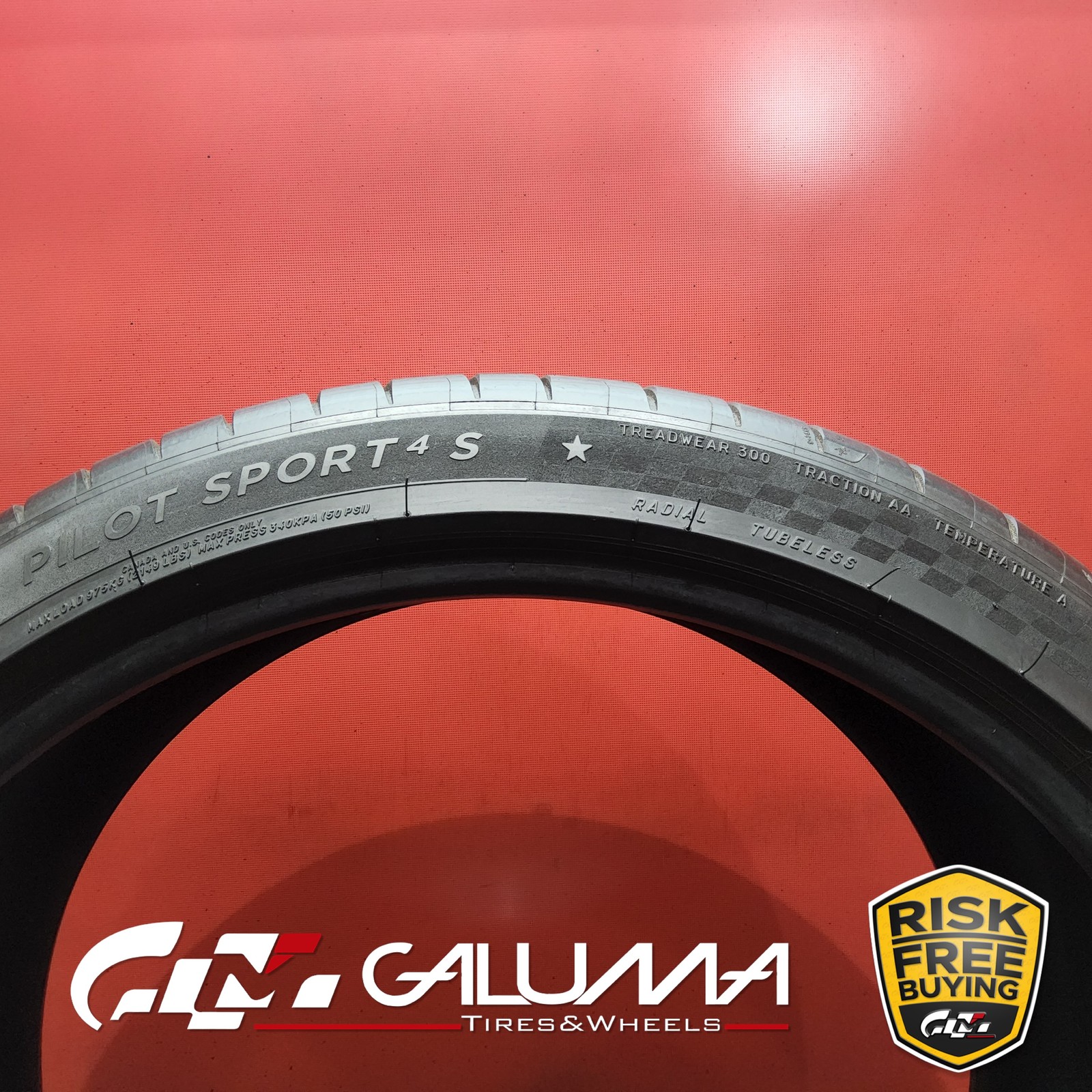 1 Tire Michelin Pilot Sport 4S ★ XL 315/30ZR22 315/30/22 107Y No Repairs #95045