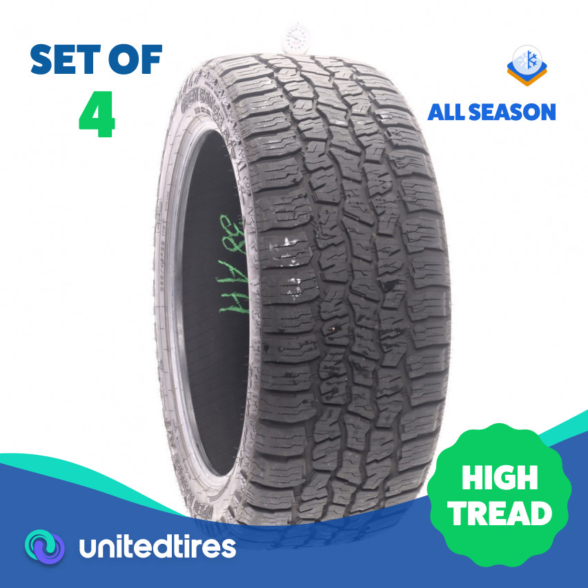 Set of (4) Used 285/45R22 Mazama Open Range A/T Plus 114T – 11/32