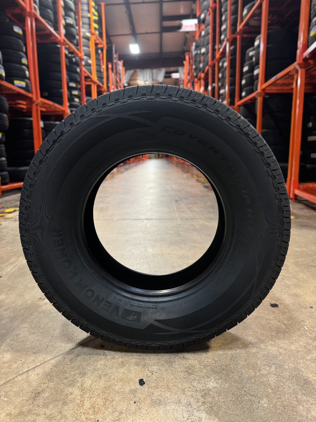 4 NEW 265/70R17 VENOM COVERT GRIP H/T ALL SEASON HIGHWAY WHITE LETTER TIRE R17