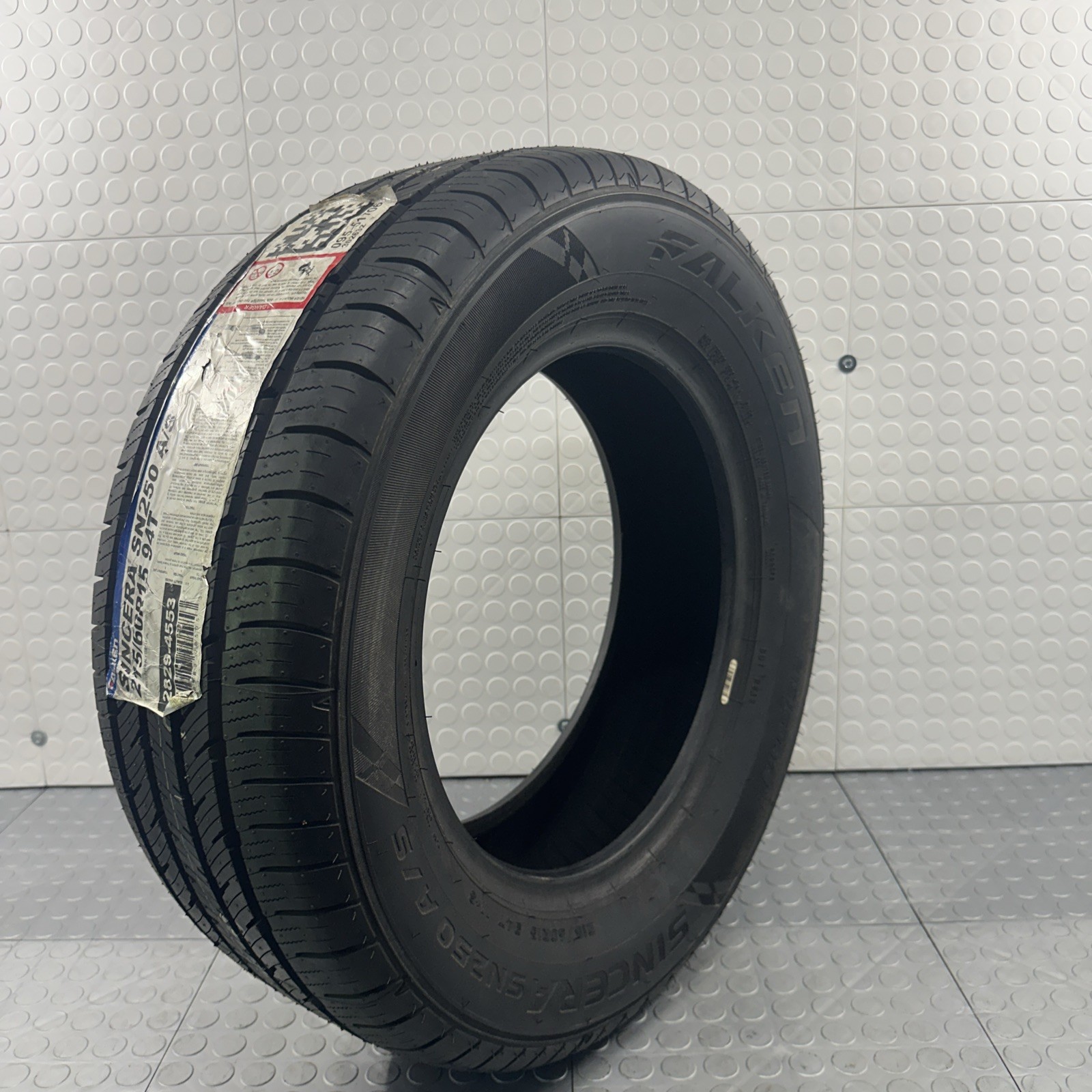 One (1) New Tire Falken Sincera SN250 A/S 215/60R/15 94T