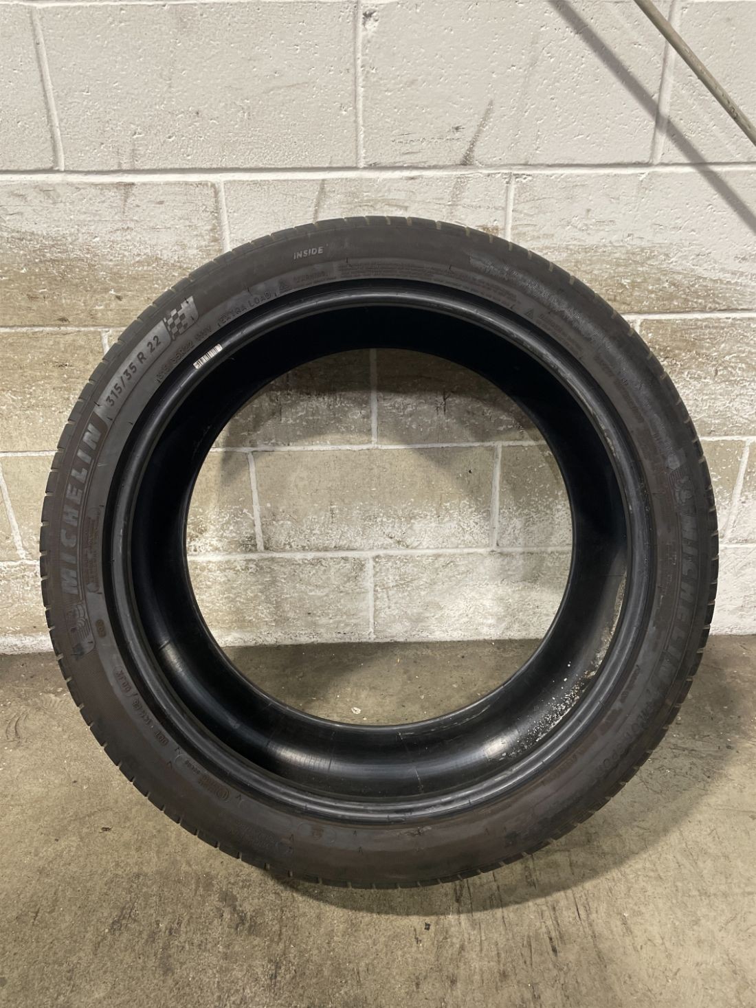 1x P315/35R22 Michelin Pilot sport 4 SUV ZP 7/32 111 Y Used Tire 3153522