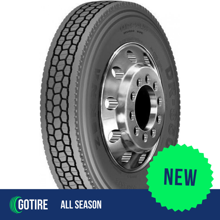 1 X New – 285/75R24.5 Zenna DR-850 144/141L
