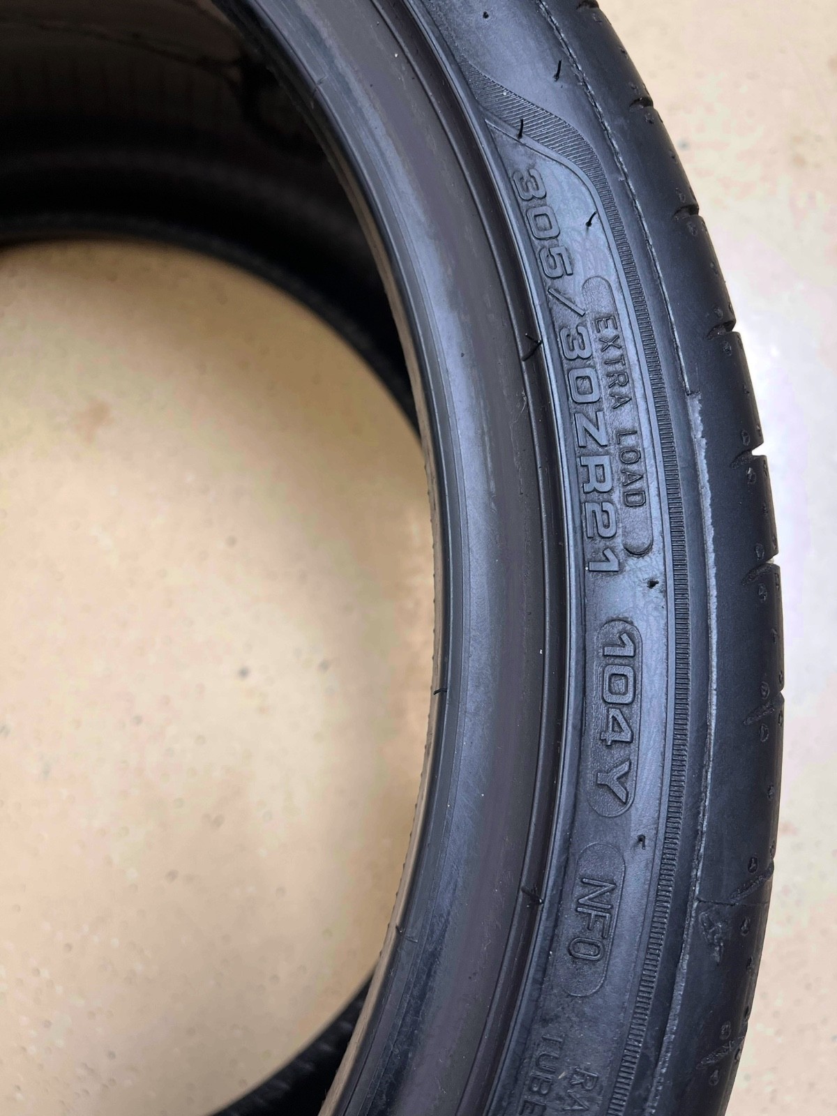 2 – NICE 305/30ZR21 XL (104Y) Goodyear Eagle F1 Asymmetric 3 (NA0) – 6092