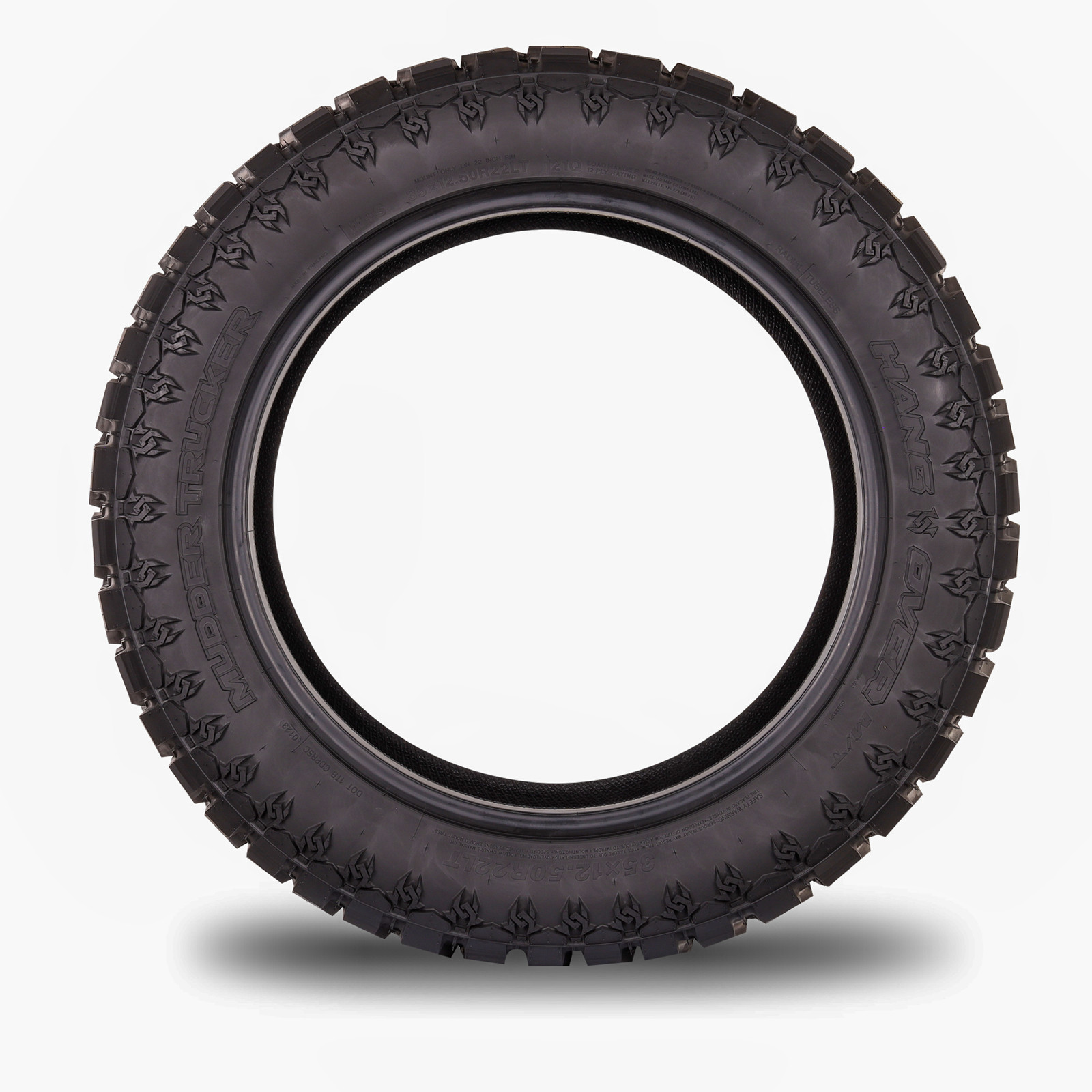 1 New 35X12.50R22 Mudder Trucker Hang Over M/T Tire 121Q F BSW 35125022 35 1250