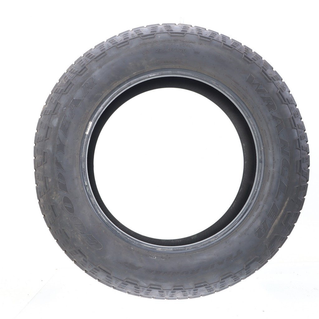 Set of (4) Used 275/60R20 Goodyear Wrangler Trailrunner AT 115S – 8.5-9.5/32