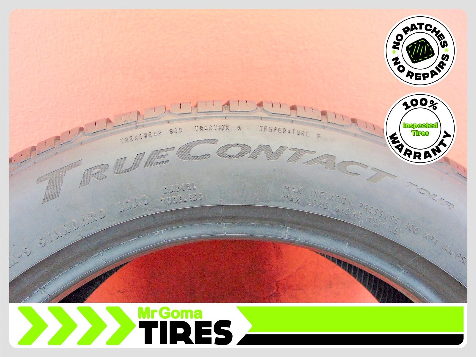 1 CONTINENTAL TRUECONTACT TOUR ECOPLUS 215/55R18 USED TIRE 8.7/32 AVG 2155518