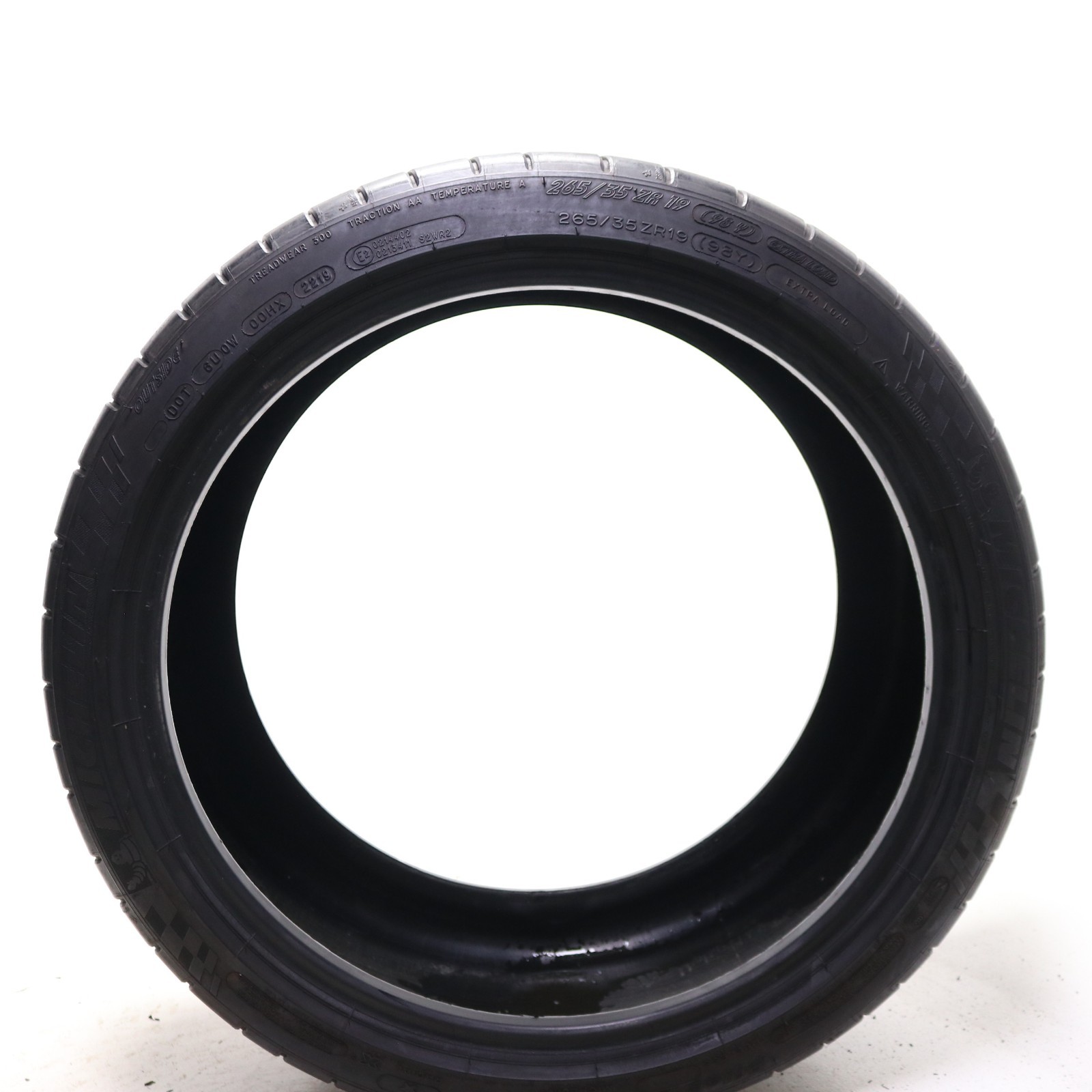 Set of 2 Used 265/35ZR19 Michelin Pilot Super Sport – 98Y – 6-6.5/32 No Repairs