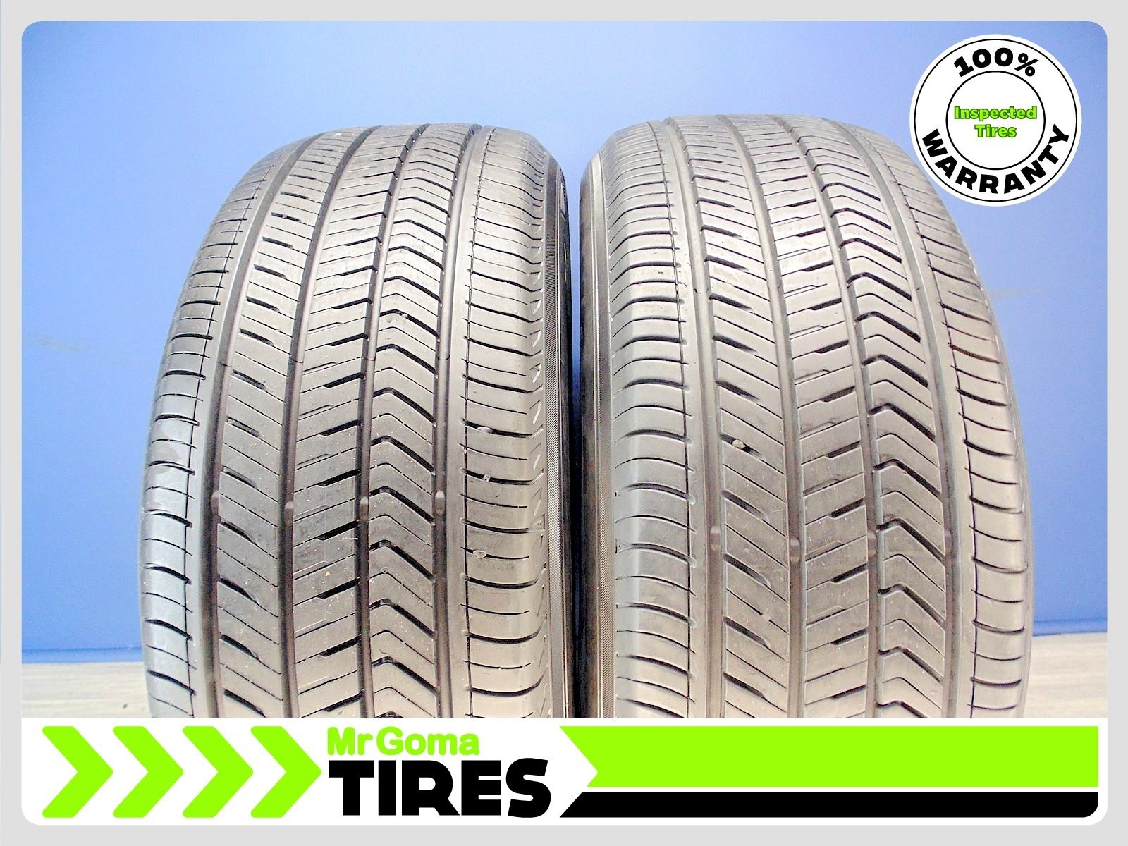2 YOKOHAMA GEOLANDAR X-CV G057 255/55R20 USED TIRES 9.1/32 TREAD 107V 2555520