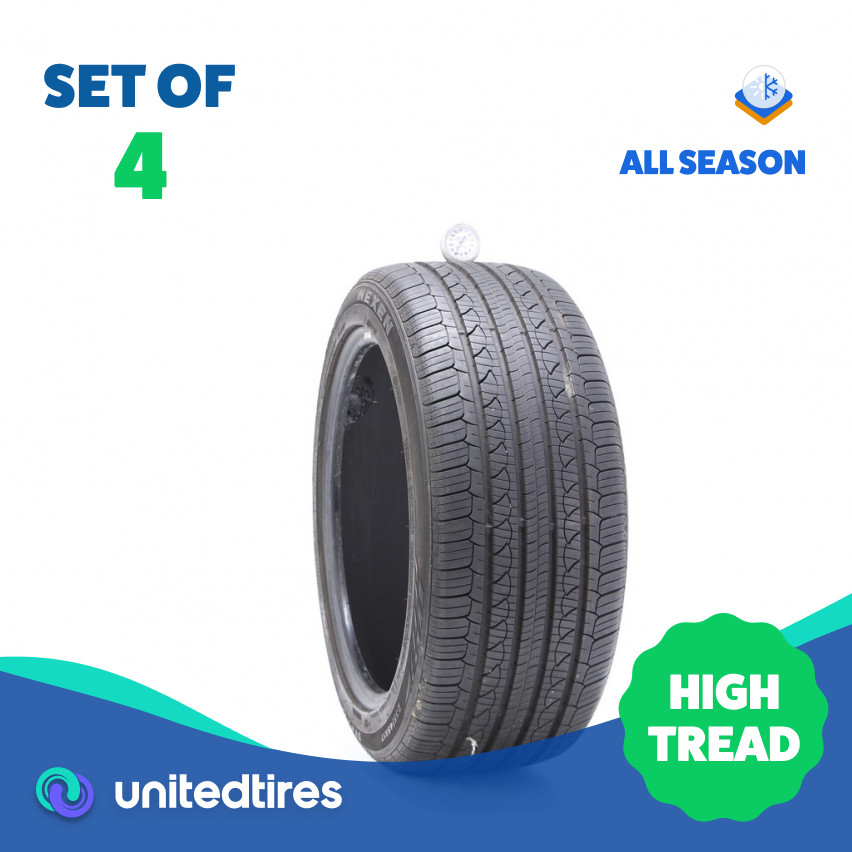 Set of (4) Used 235/45R17 Nexen N’Priz AH8 94V – 8-9/32