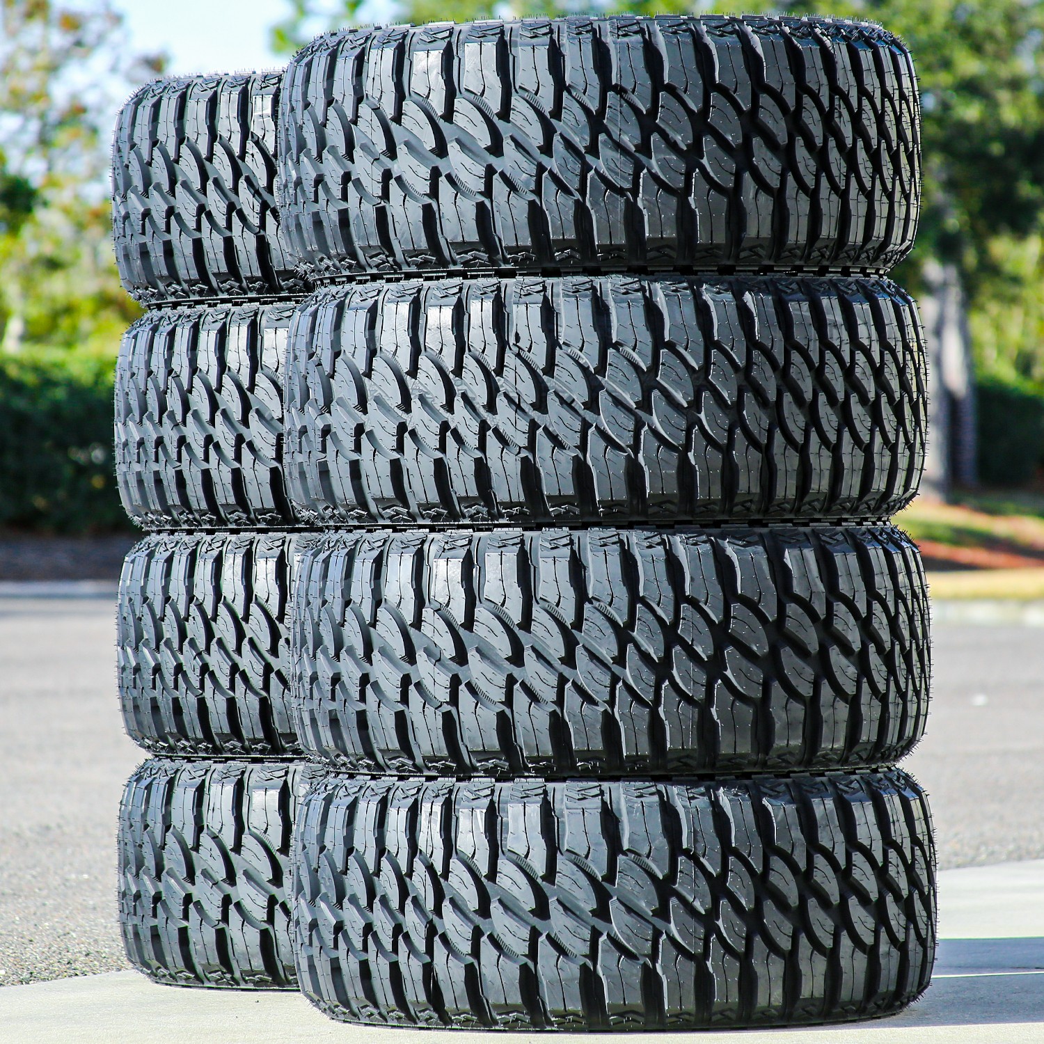 4 Atlas Mud Tire Paraller M/T 37X13.50R20 128Q F 12 Ply Light Truck