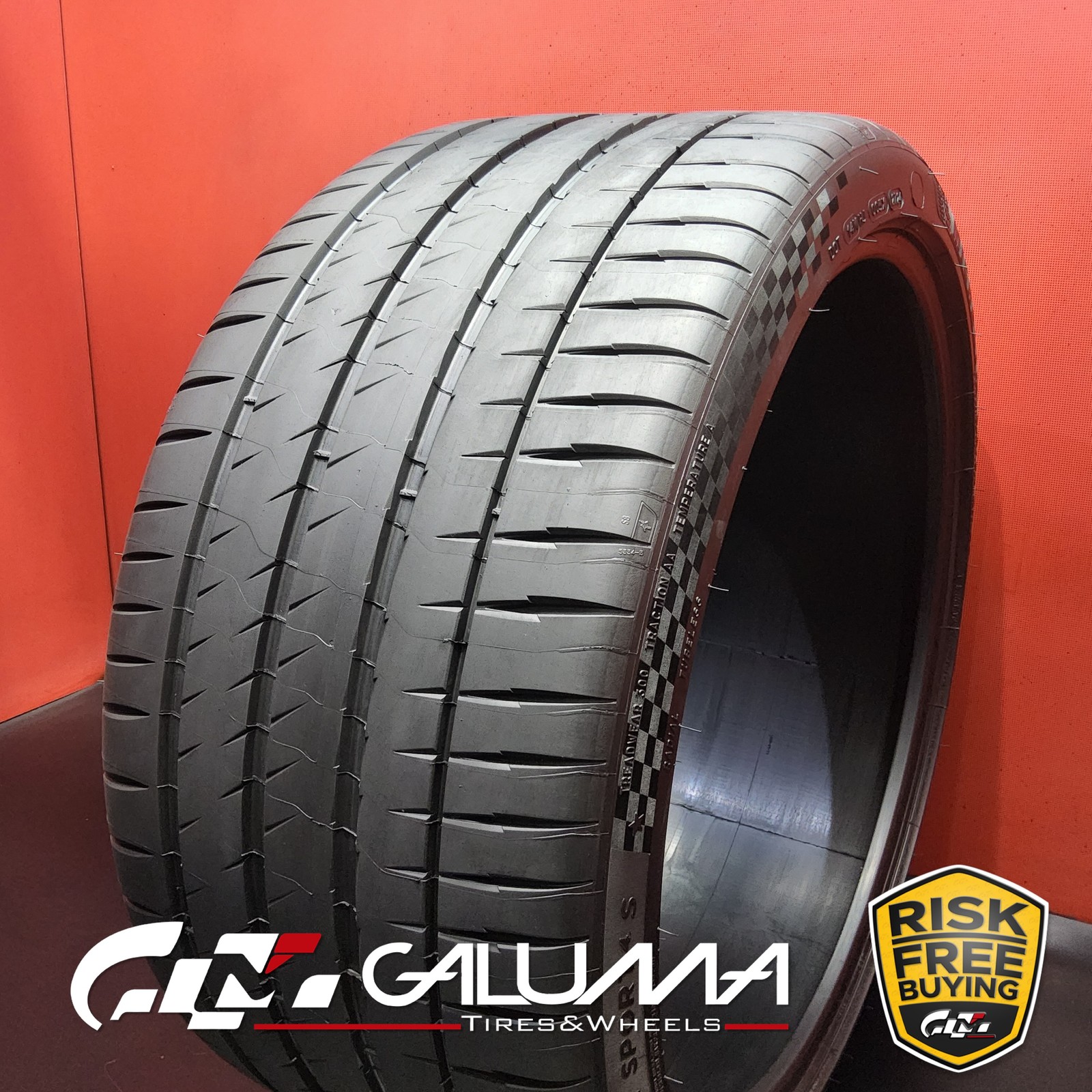 1 Tire LikeNEW Michelin Pilot Sport 4S ★ XL 315/30ZR22 107Y No Repairs #95732