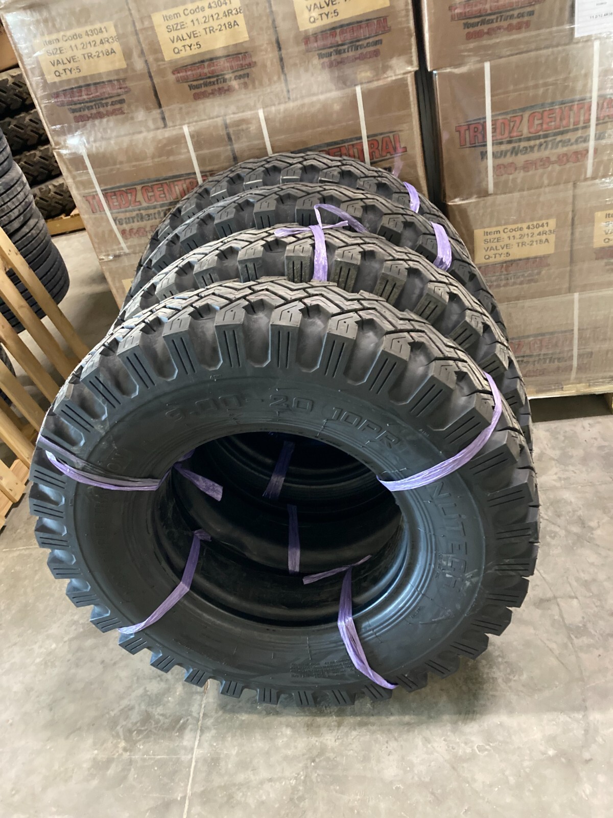 6 New Bias Tire 9.00 20 NUTECH N300 Super Traction 10ply Mud & Snow 9.00×20
