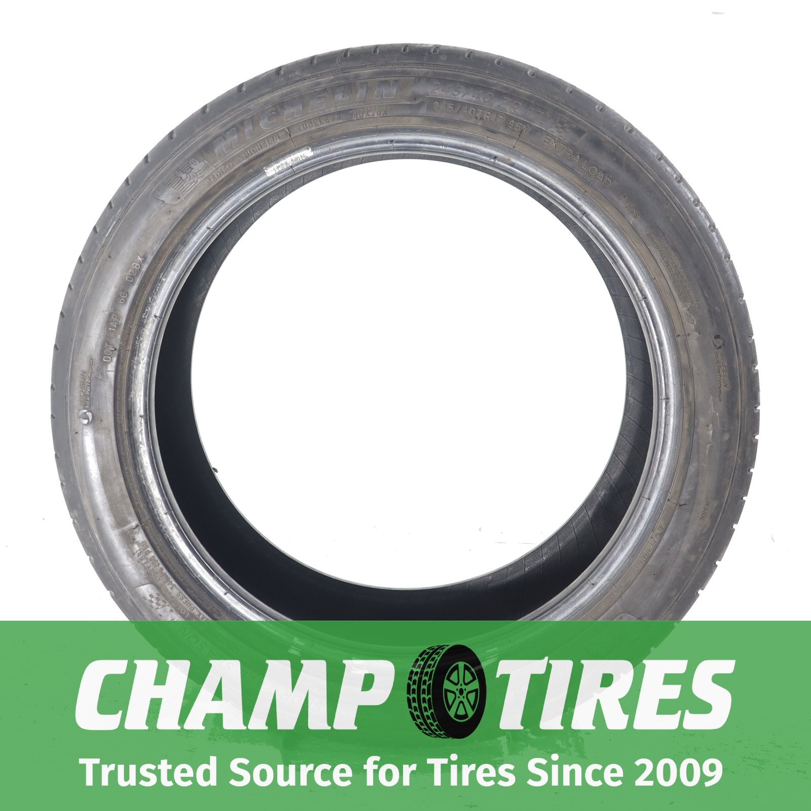 P245/40R17 Michelin Pilot Sport A/S 4 95 Y Used 5/32nds