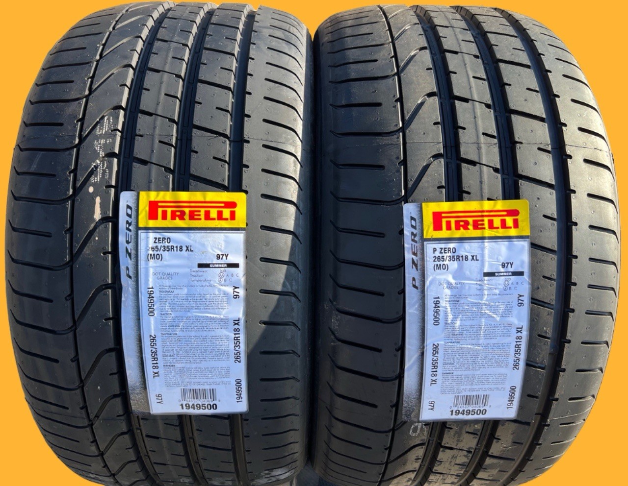 TWO BRAND NEW 265/35R18 97Y Pirelli P Zero Tires Like Michelin Pilot Sport 4S!
