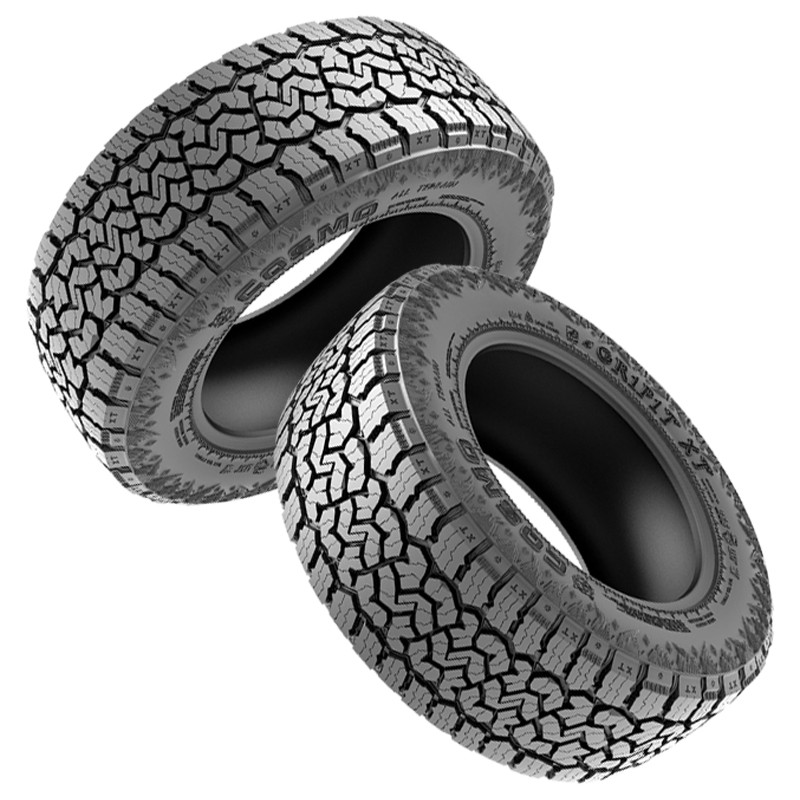 2 Cosmo Gripit XT 285/45R22 114H Tires, Xtreme All Terrain, 50K Mileage, TrucK