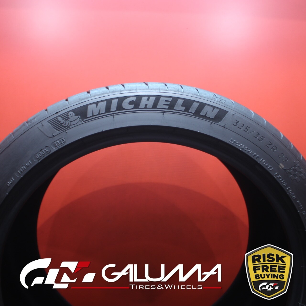 1 (One) Tire LikeNEW Michelin Pilot Sport 4S 325/35ZR22 325/35/22 3253522 #81132