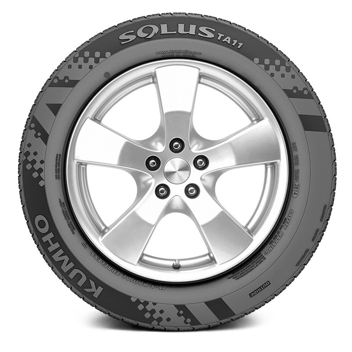 4 Tires Kumho Solus TA11 235/65R17 104V AS A/S All Season