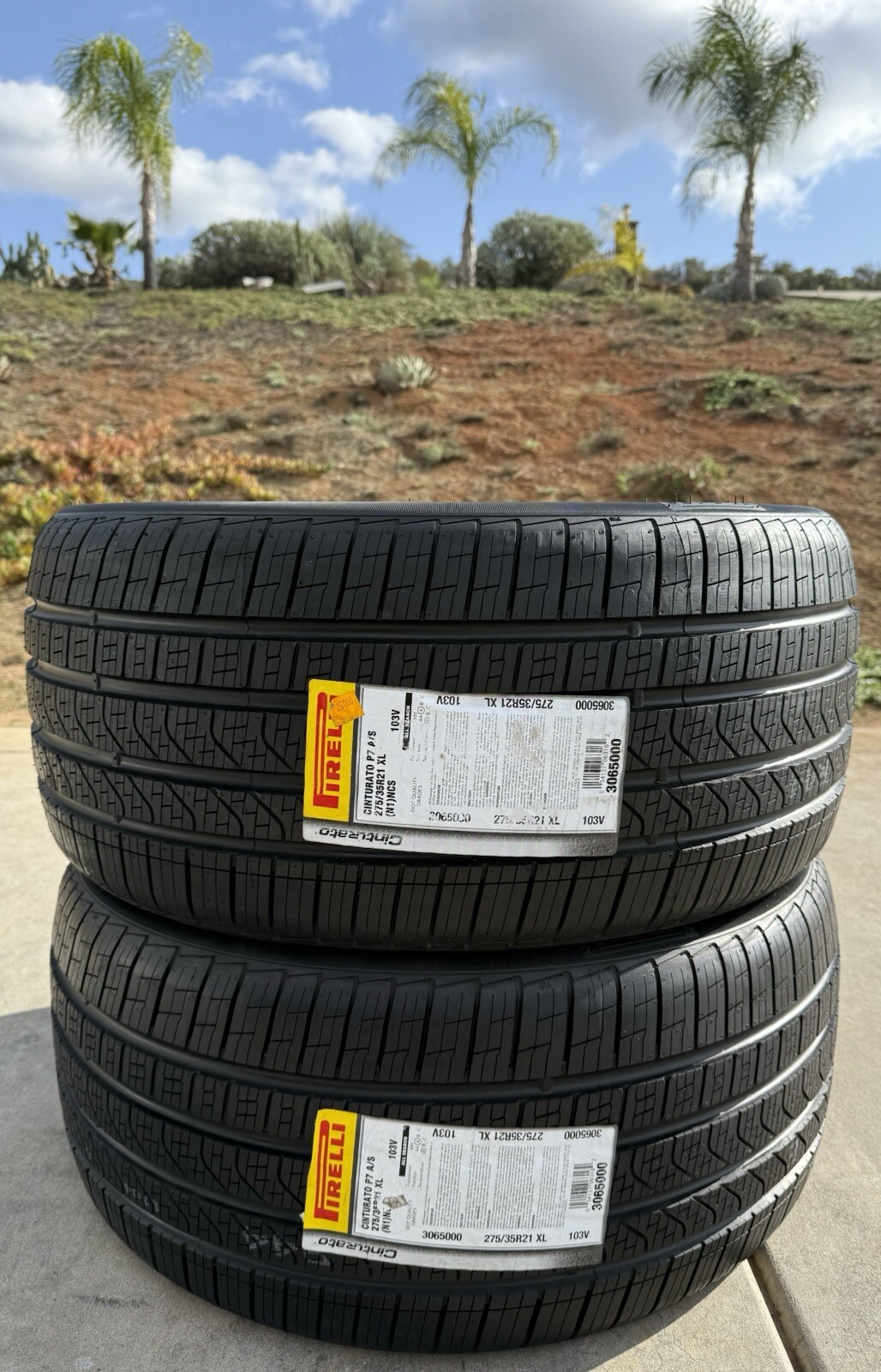 4X NEW Pirelli Cinturato P7 All Season N1 Porsche PNCS 2X 275/35R21 2X 315/30R21