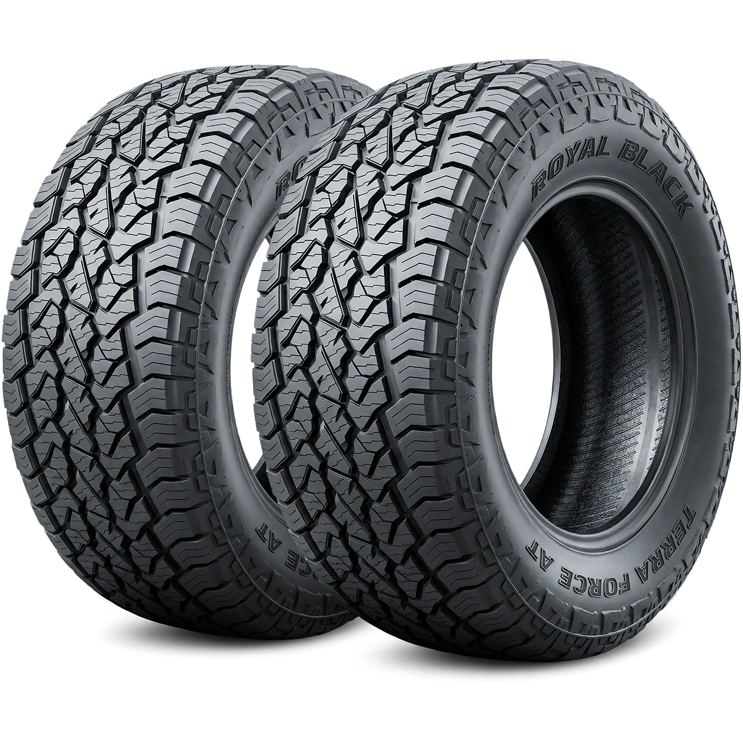 4 Tires Royal Black Terra Force AT 205/70R16 97H A/T All Terrain