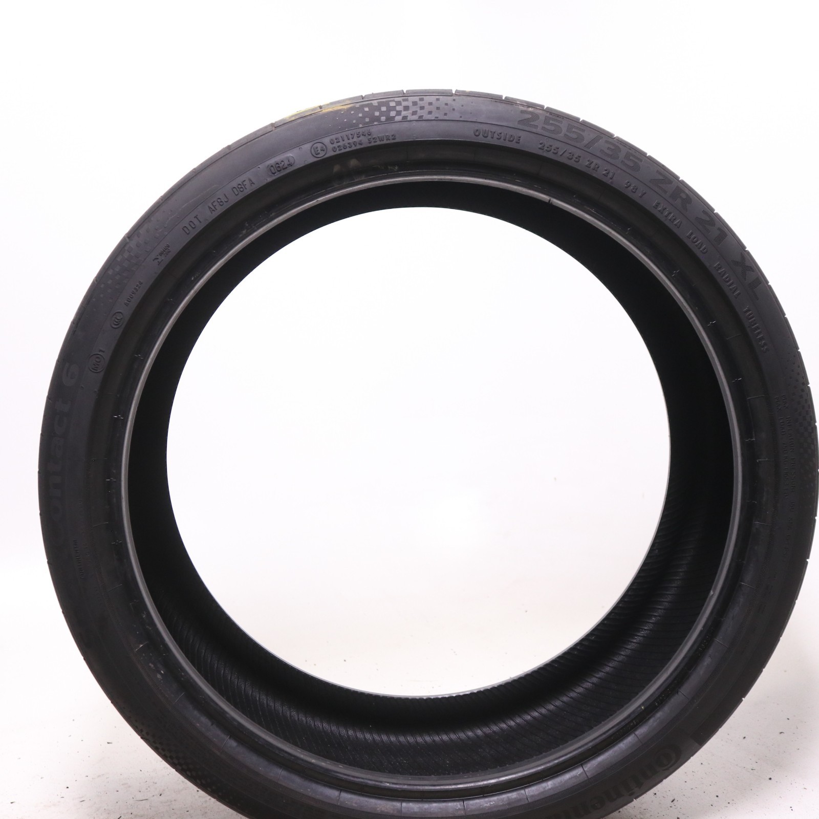 Used 255/35ZR21 Continental SportContact 6 MO1 – 98Y – 7.5/32