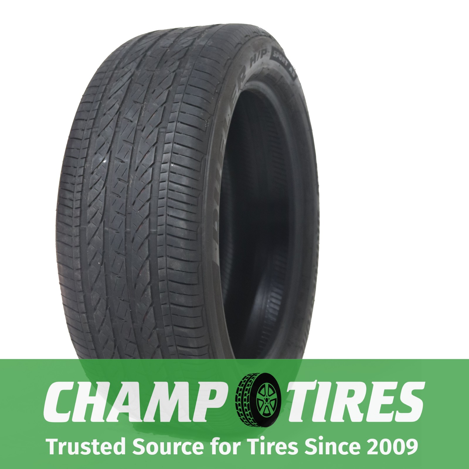 Set Of 2 P245/50R19 Bridgestone Dueler H/P SPORT AS RFT 105 H Used 4/32nds