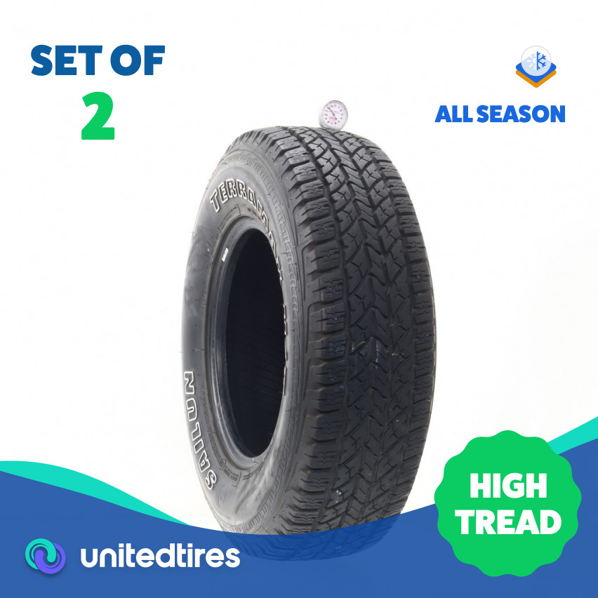 Set of (2) Used LT 235/75R15 Sailun Terramax H/T 104/101R – 12/32