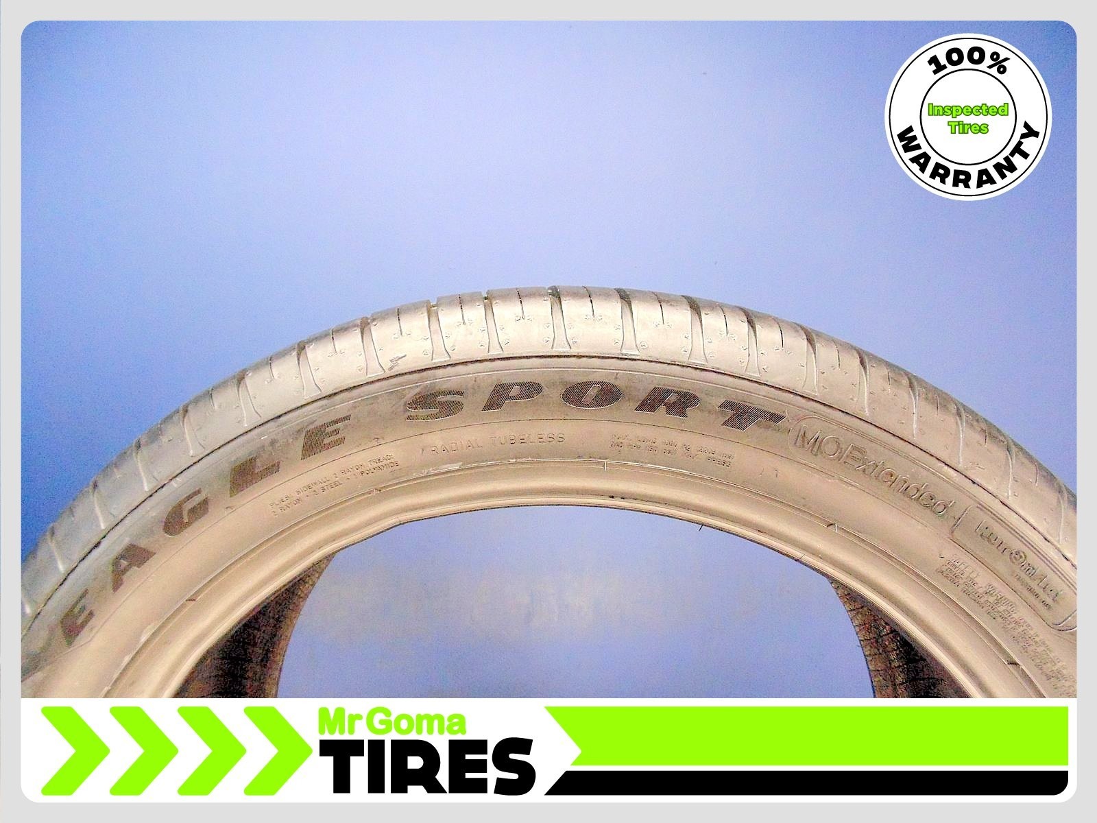 4 GOODYEAR EAGLE SPORT ALL SEASON MOE RFT XL 285/40R20 USED TIRES 108V RUN FLAT