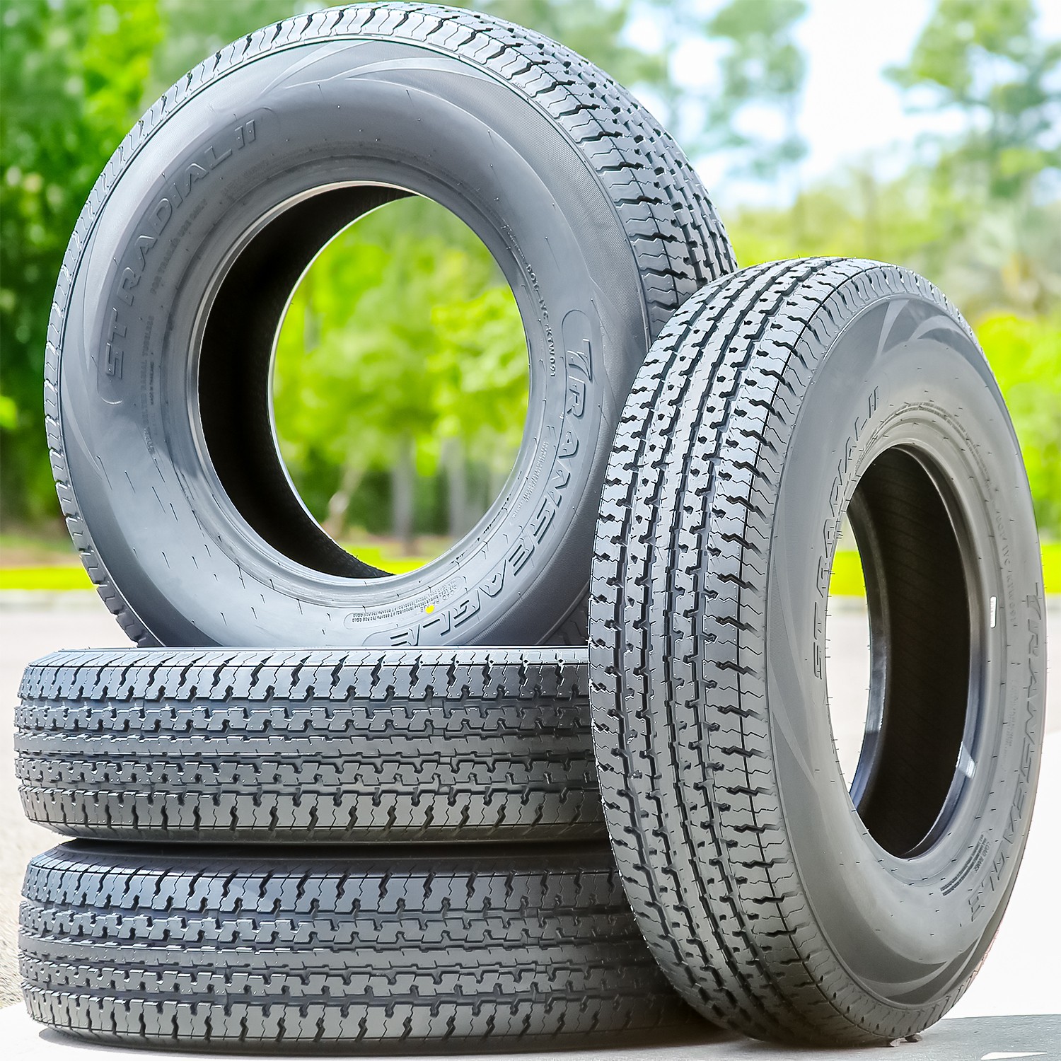 Tire Transeagle ST Radial II Steel Belted ST 205/75R14 Load E 10 Ply Trailer